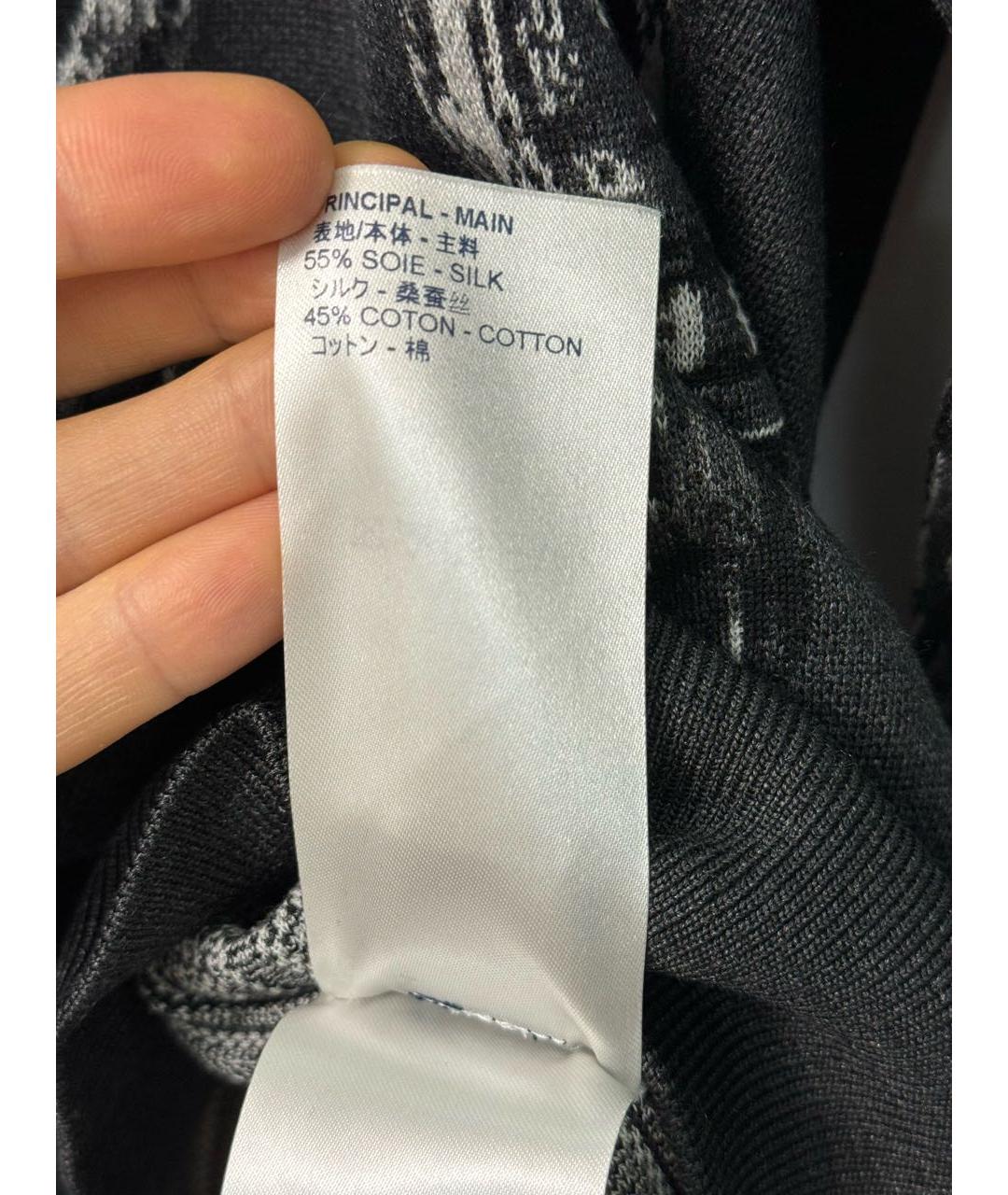 LOUIS VUITTON PRE-OWNED Серый шелковый джемпер / свитер, фото 6