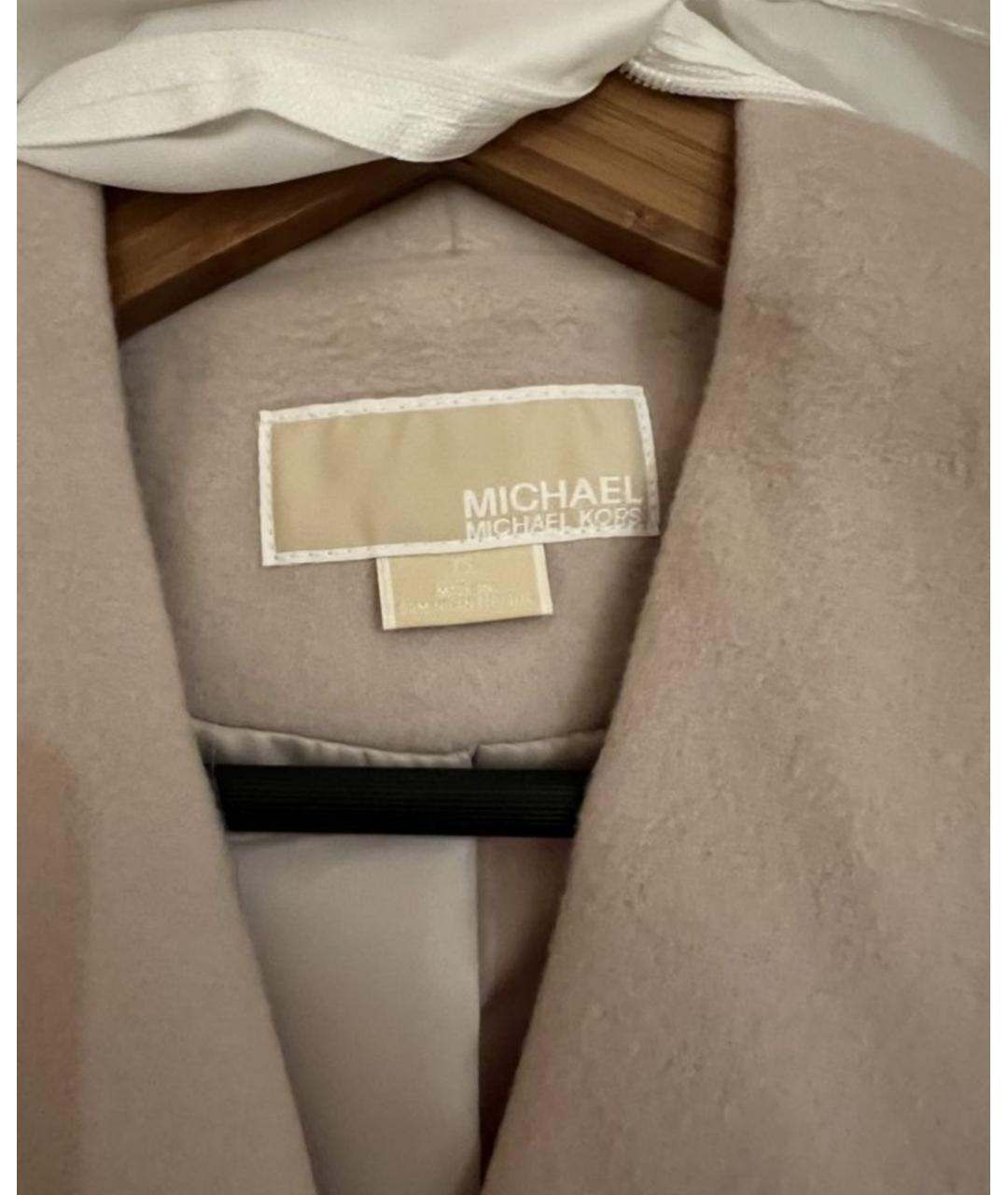 MICHAEL KORS Бежевое пальто, фото 2