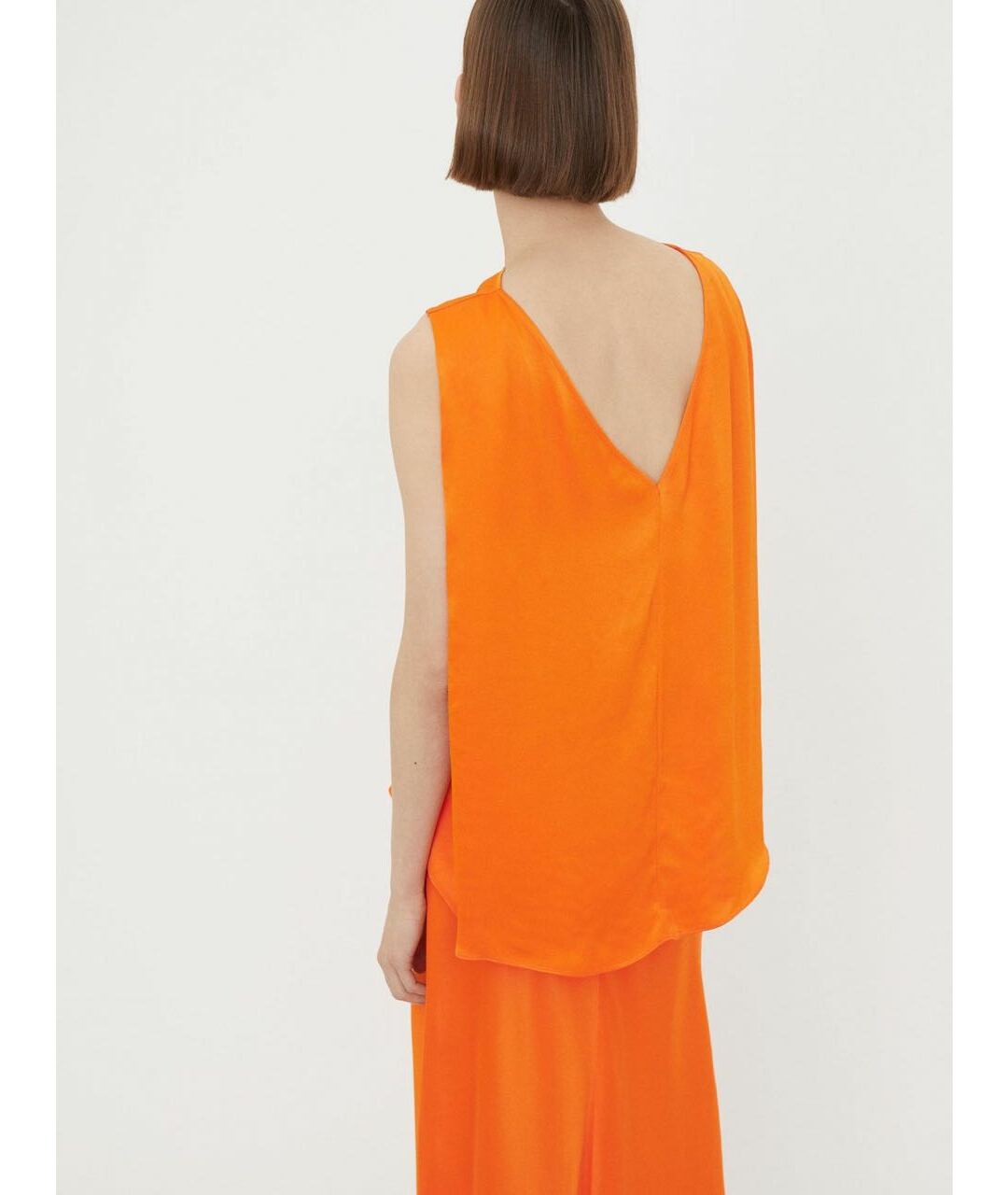 BY MALENE BIRGER Оранжевый вискозный костюм с юбками, фото 5