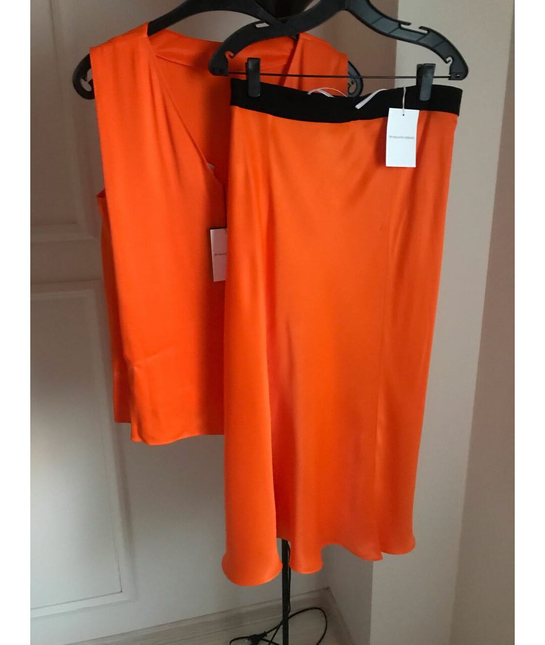 BY MALENE BIRGER Оранжевый вискозный костюм с юбками, фото 2
