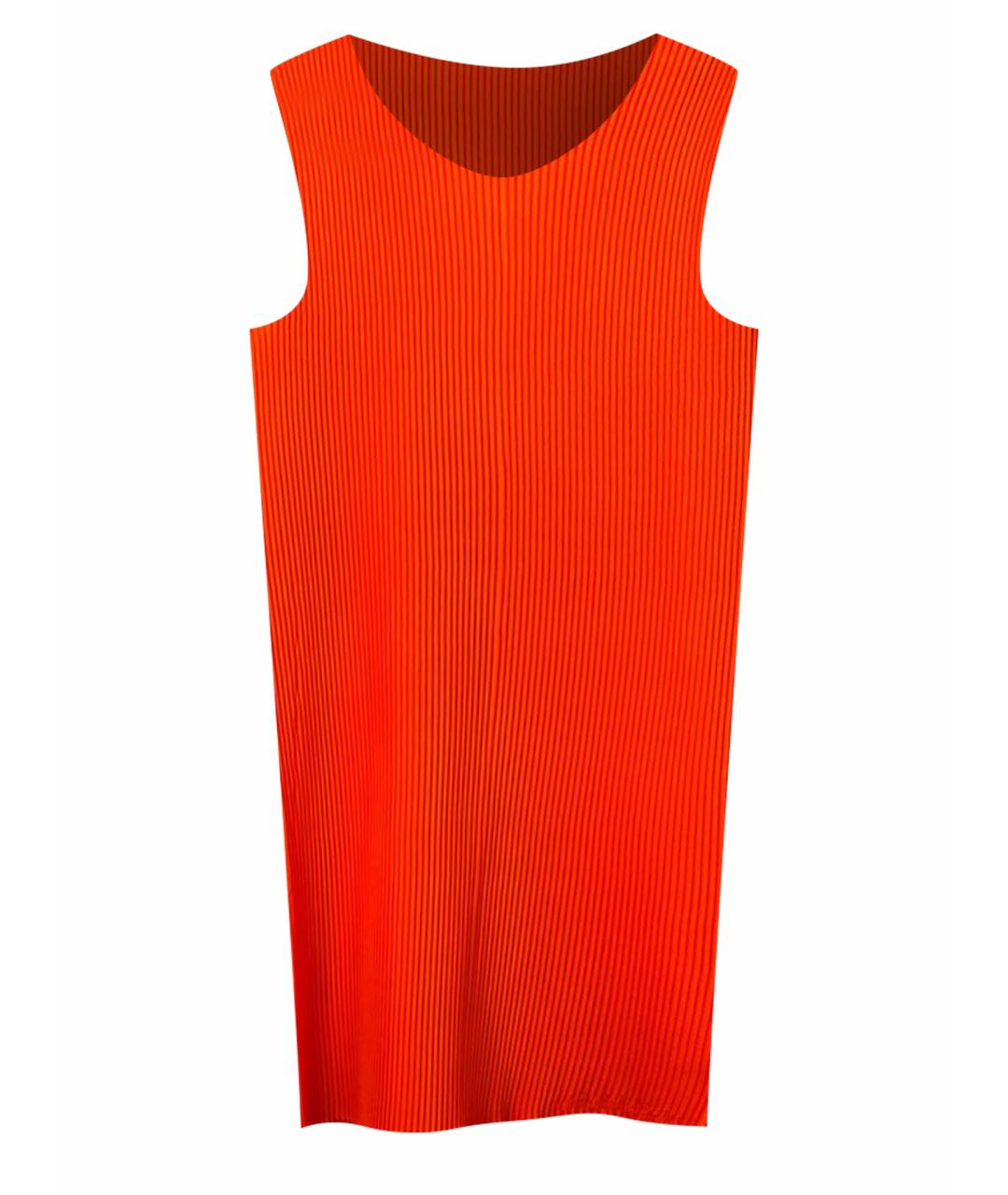 STELLA MCCARTNEY Оранжевое шелковое коктейльное платье, фото 1