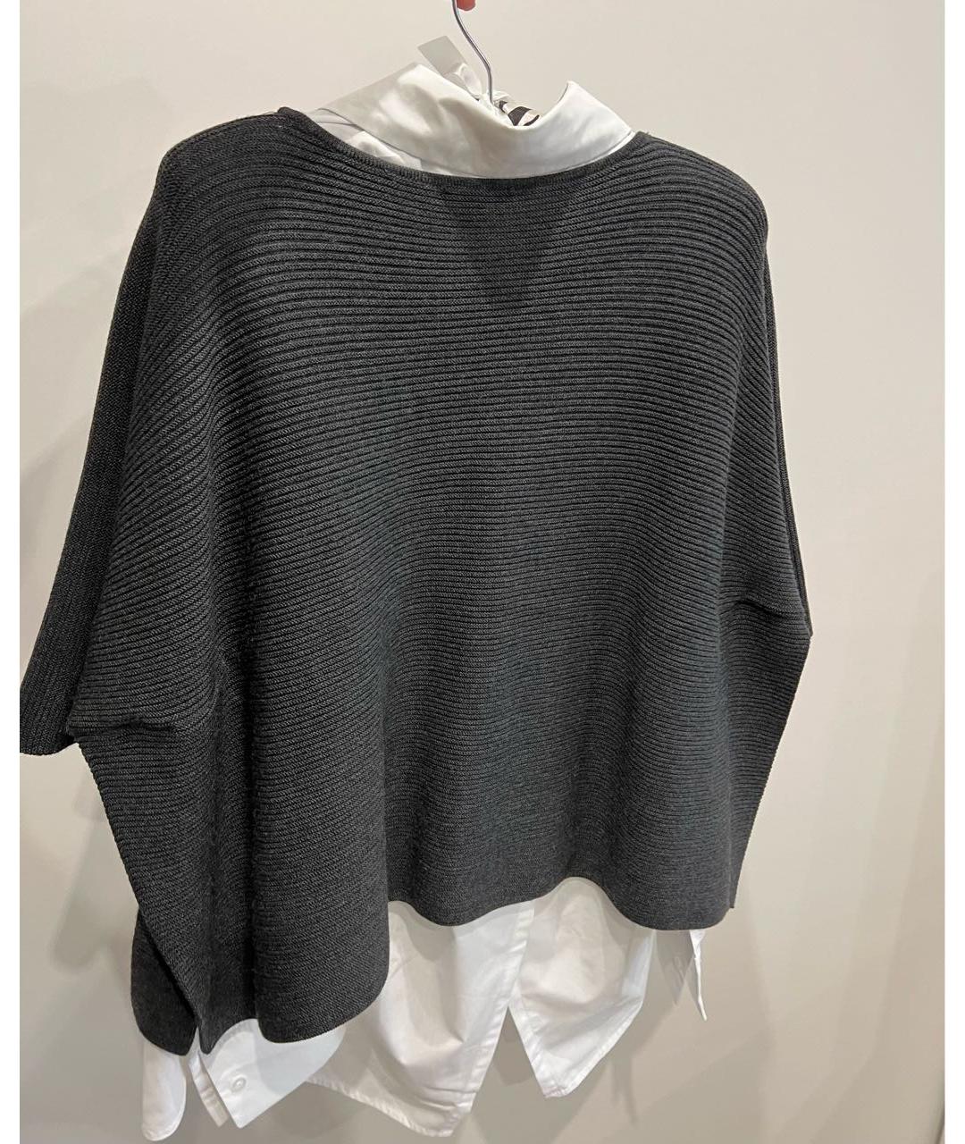 COS Серый шерстяной джемпер / свитер, фото 7