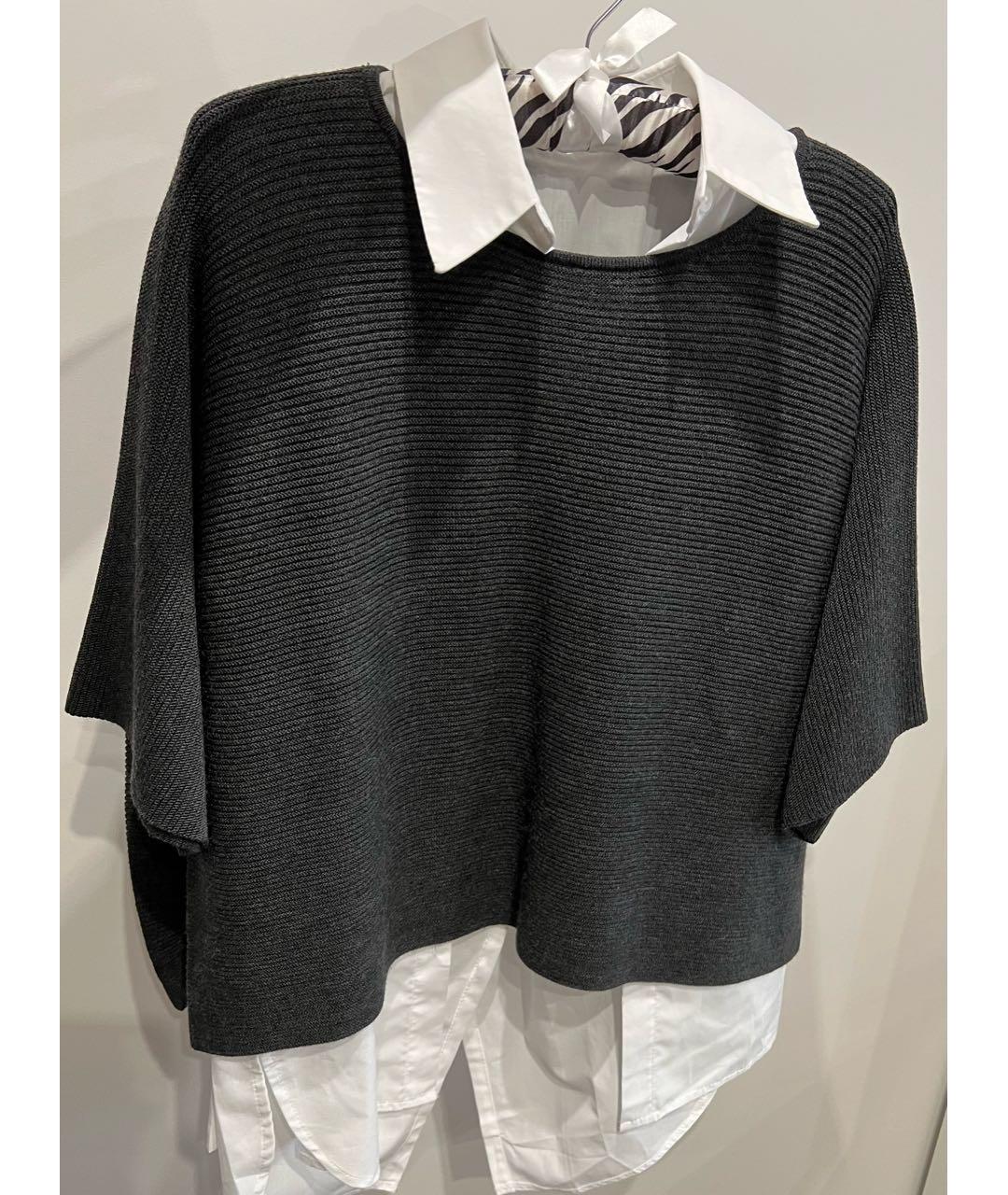 COS Серый шерстяной джемпер / свитер, фото 6