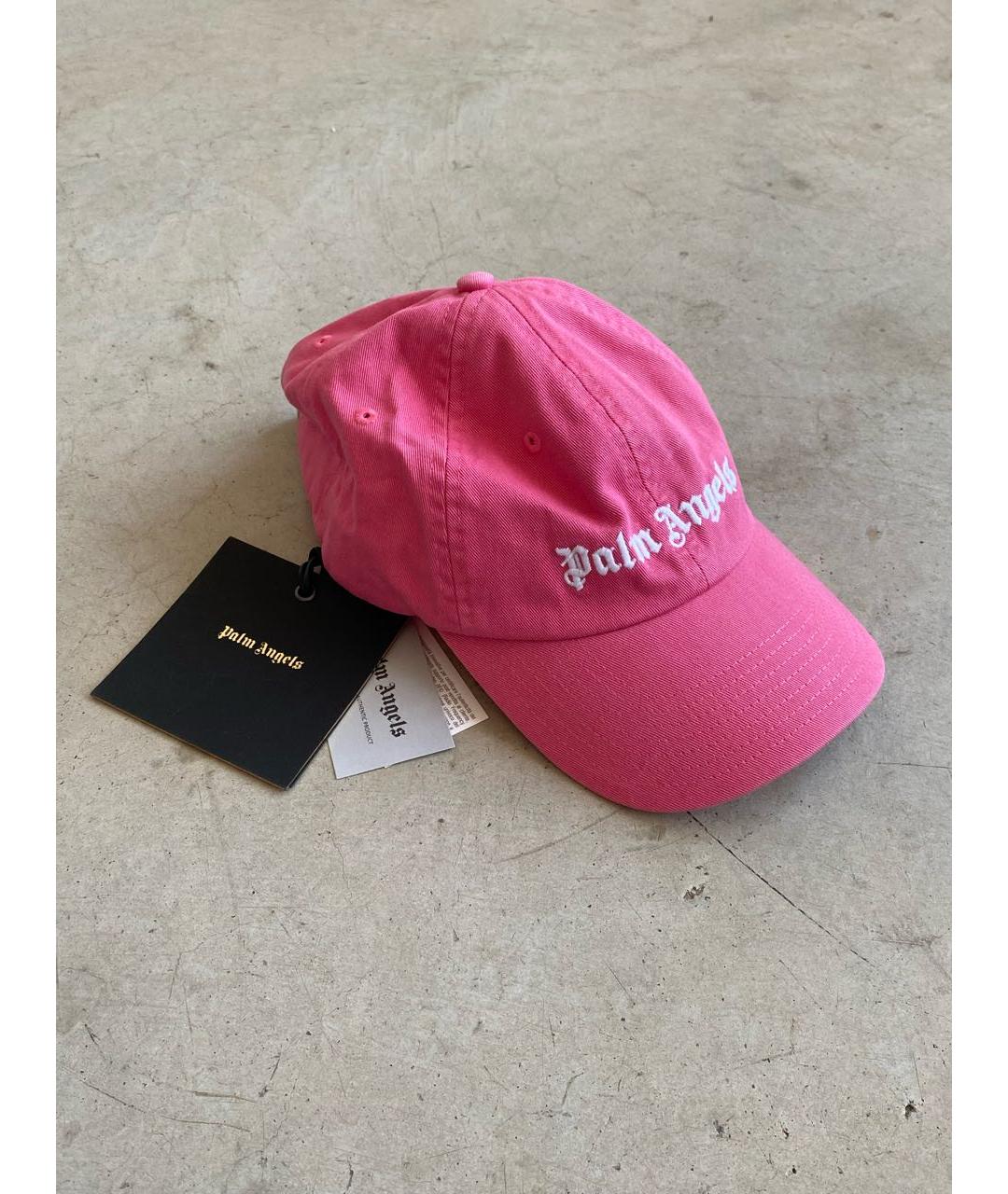 PALM ANGELS Розовая хлопковая кепка/бейсболка, фото 6