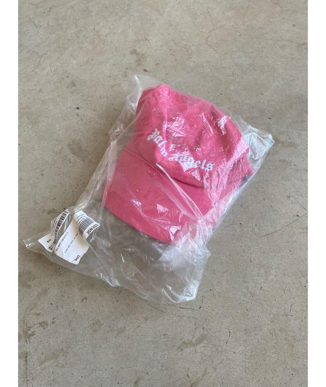 PALM ANGELS Розовая хлопковая кепка/бейсболка, фото 5