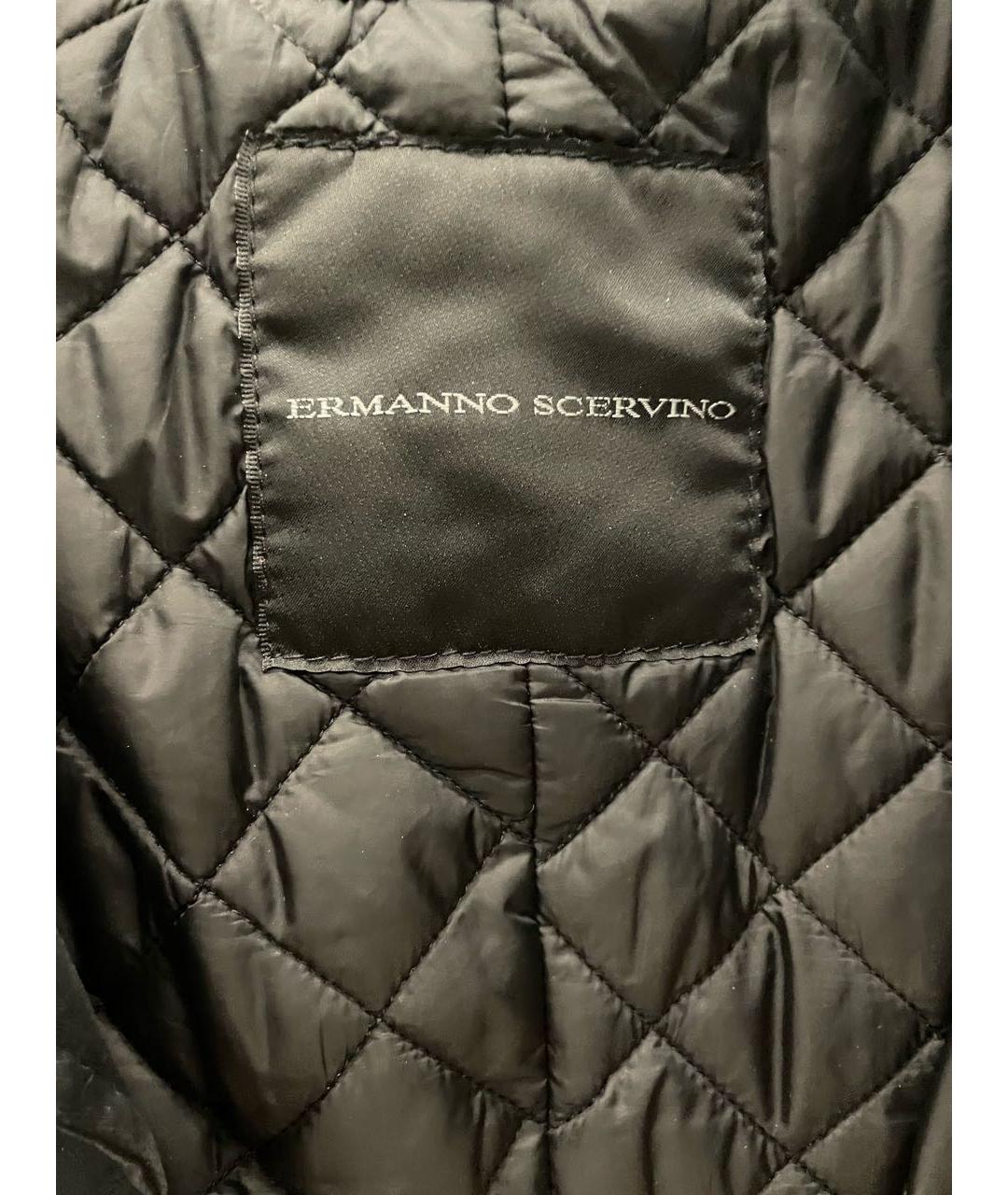 ERMANNO SCERVINO Черная полиэстеровая парка, фото 3