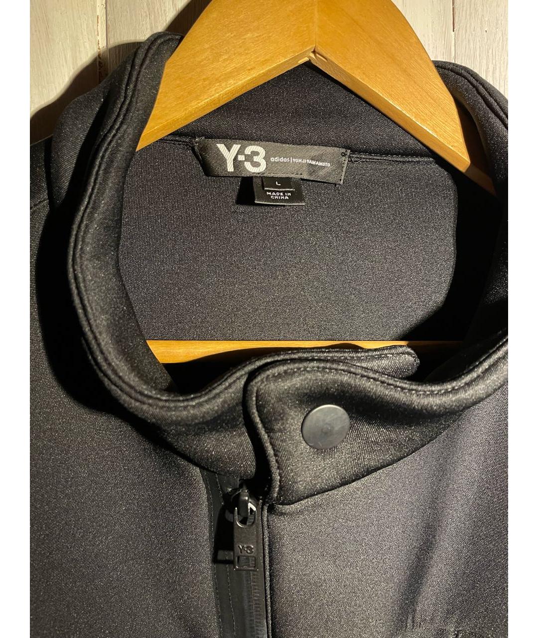 Y-3 Черная полиэстеровая куртка, фото 4