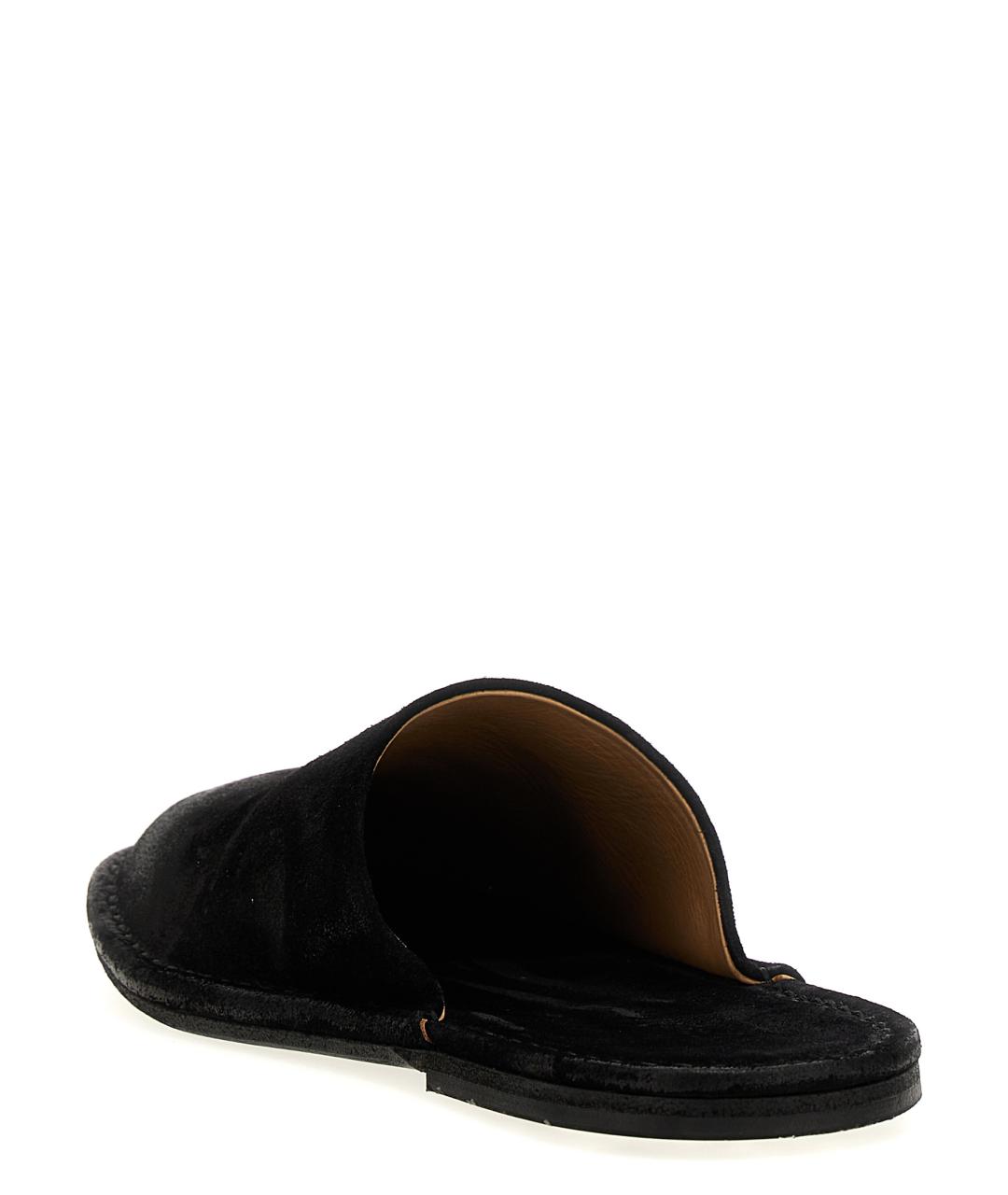 MARSELL Черные кожаные сандалии, фото 3
