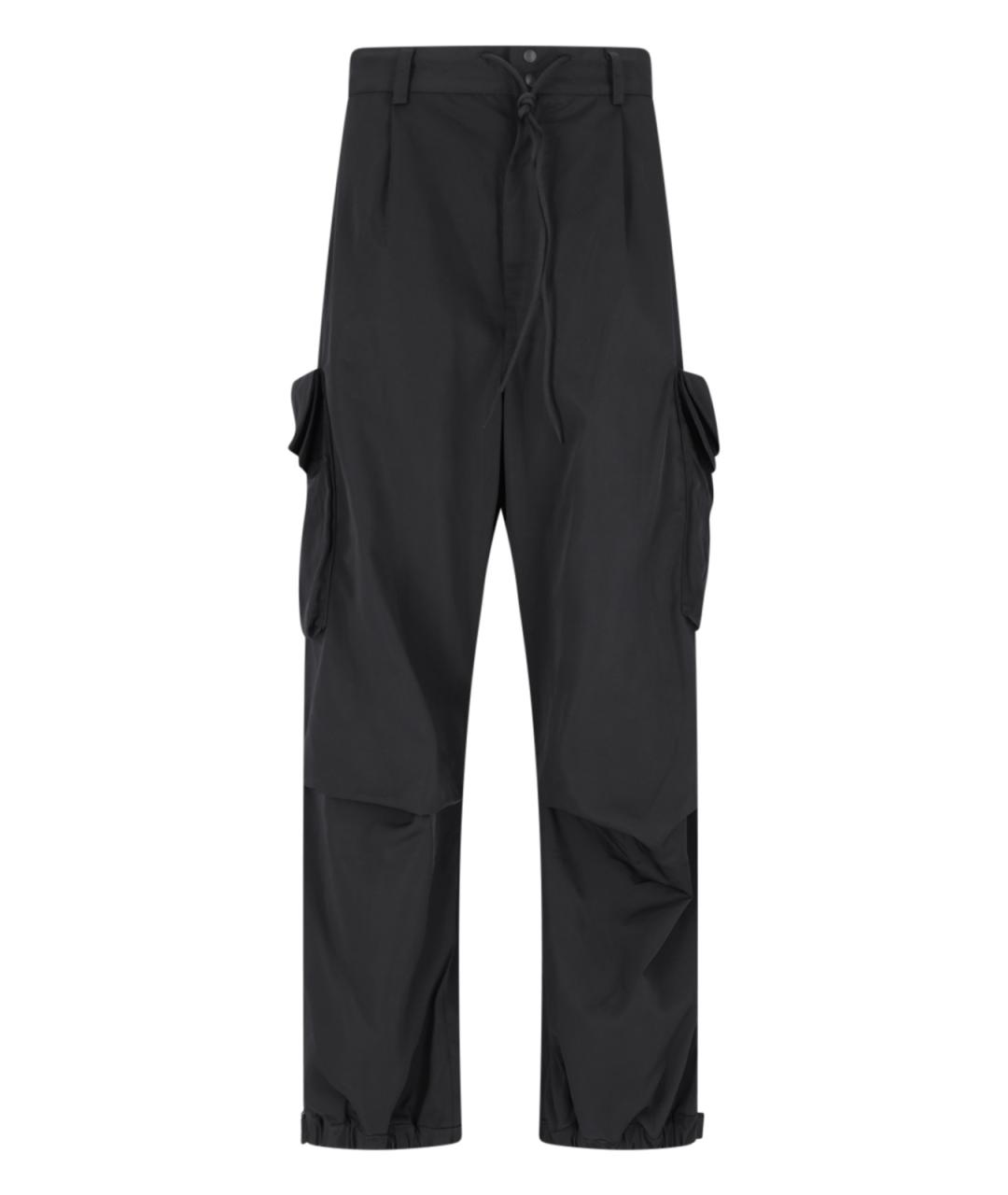 Y-3 Черные прямые брюки, фото 1