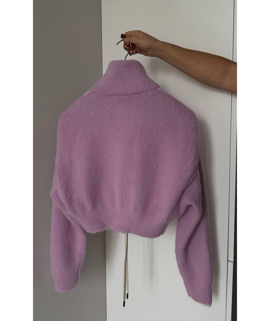 MONCLER GRENOBLE Розовая шерстяная куртка, фото 3