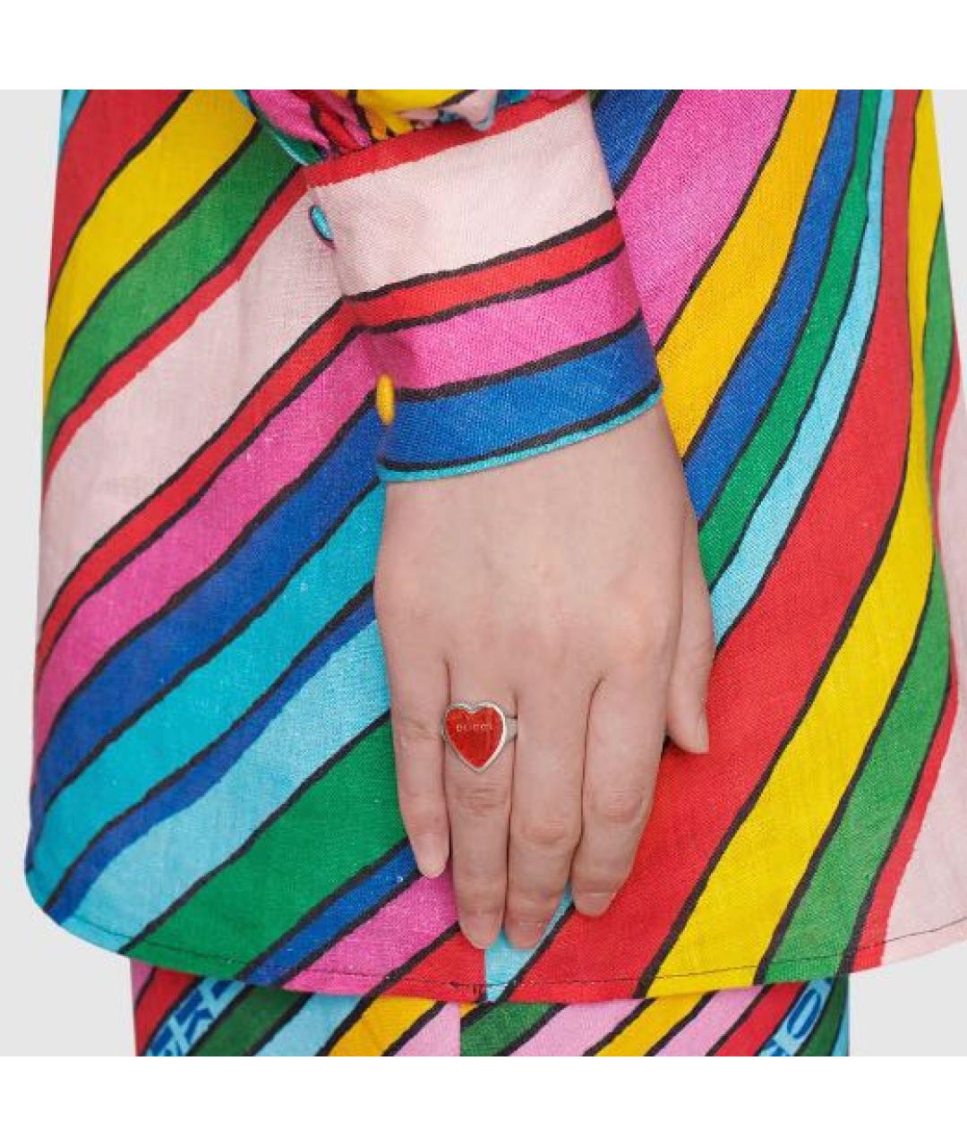 GUCCI Красное кольцо, фото 3