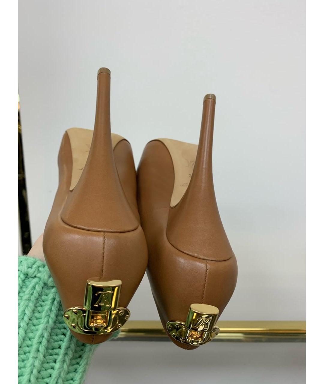 LOUIS VUITTON Кожаные туфли, фото 8