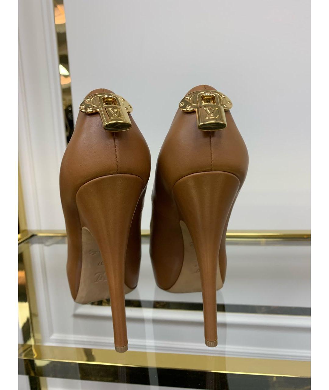 LOUIS VUITTON Кожаные туфли, фото 7
