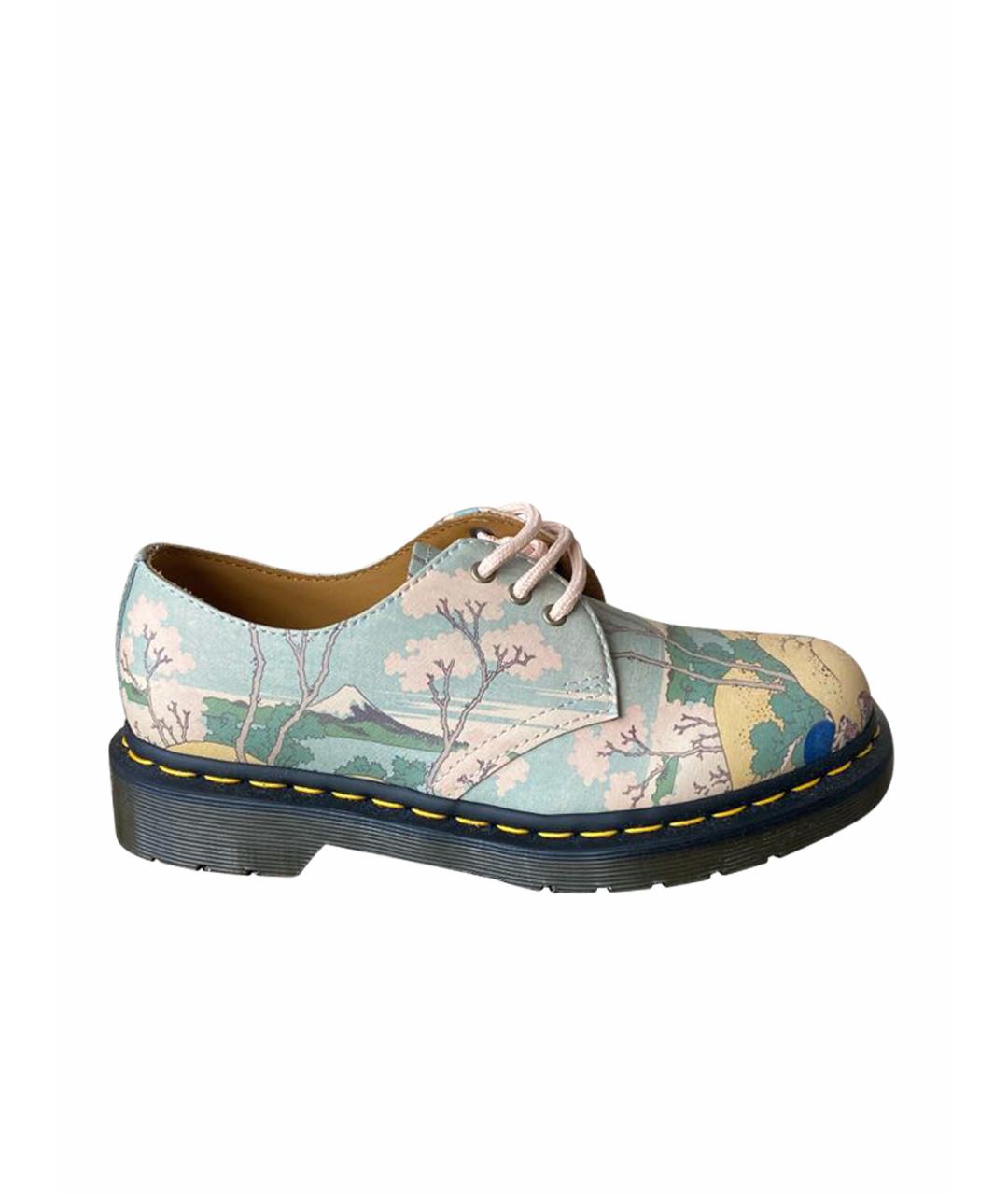DR. MARTENS Бежевые кожаные ботинки, фото 1