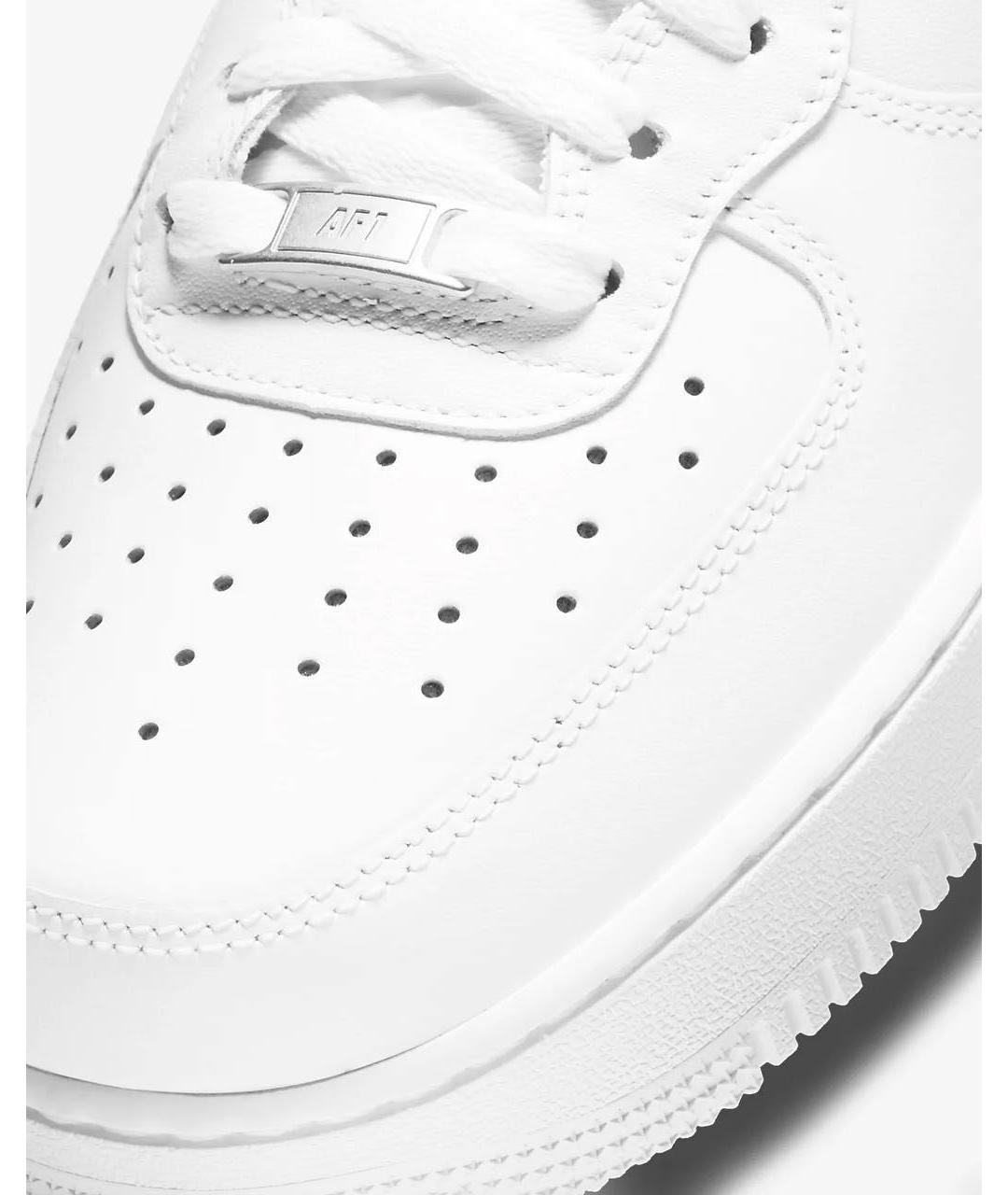 NIKE Белые кожаные кроссовки, фото 2