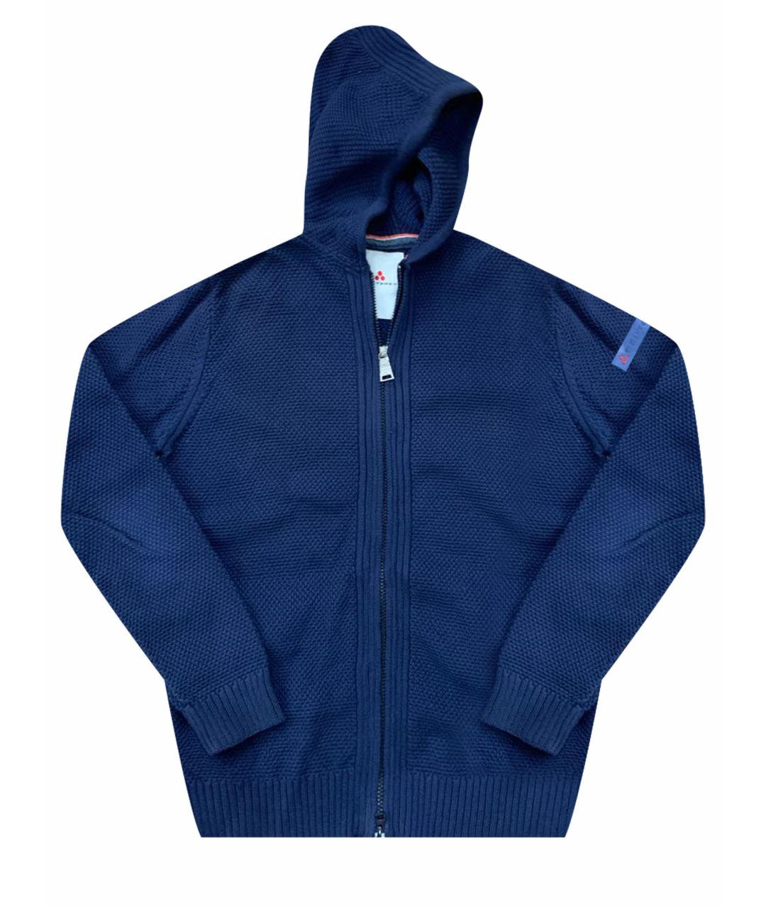 PEUTEREY Синий хлопковый джемпер / свитер, фото 1