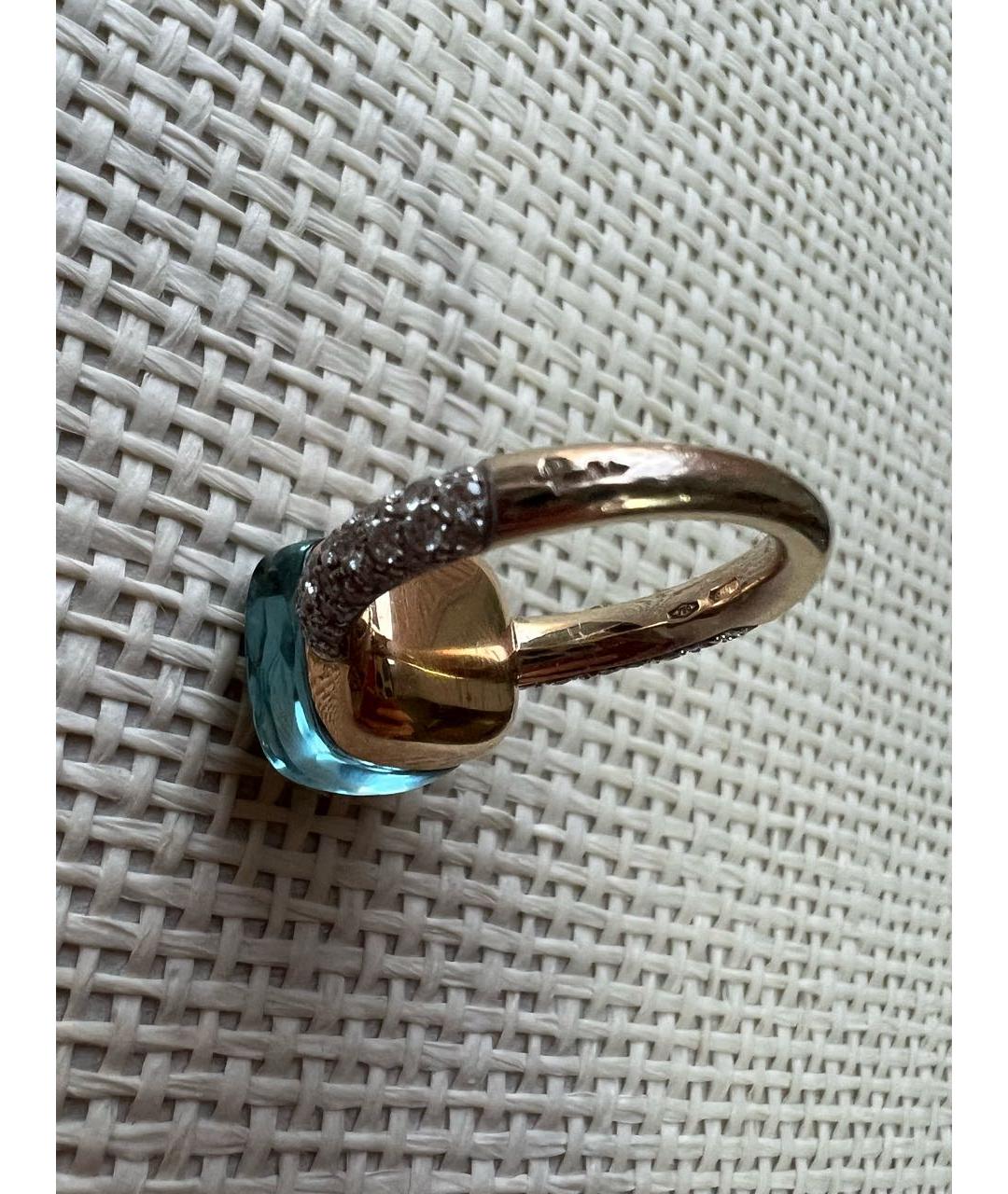 POMELLATO Бирюзовое кольцо из белого золота, фото 7