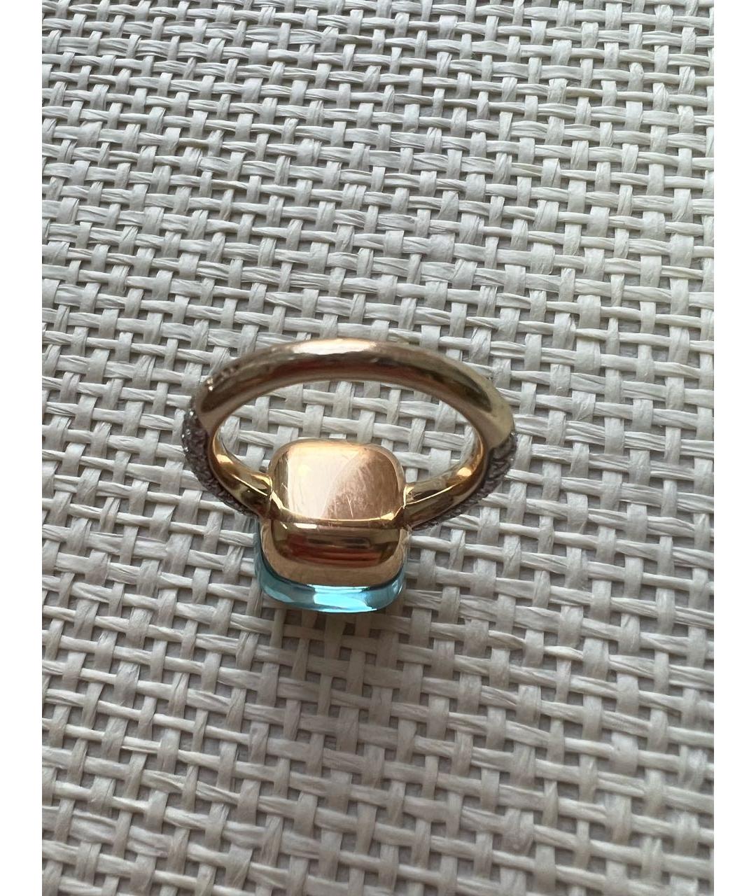 POMELLATO Бирюзовое кольцо из белого золота, фото 8