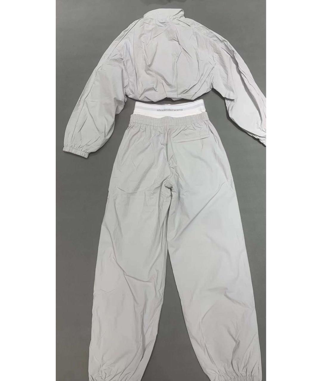 ALEXANDER WANG Серый хлопковый костюм с брюками, фото 4