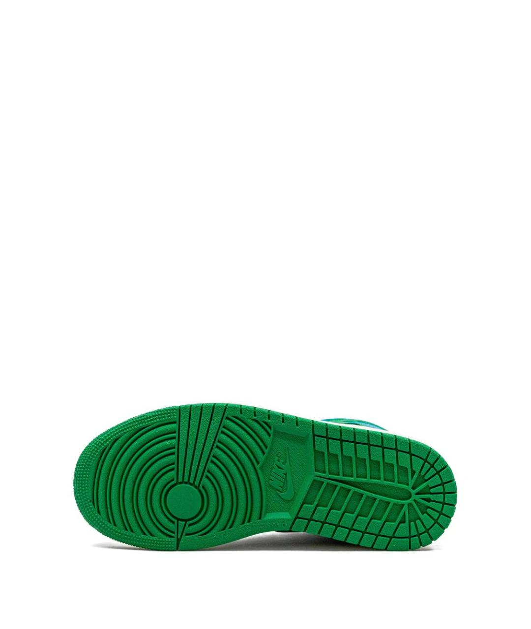 JORDAN Зеленые кожаные кроссовки, фото 5
