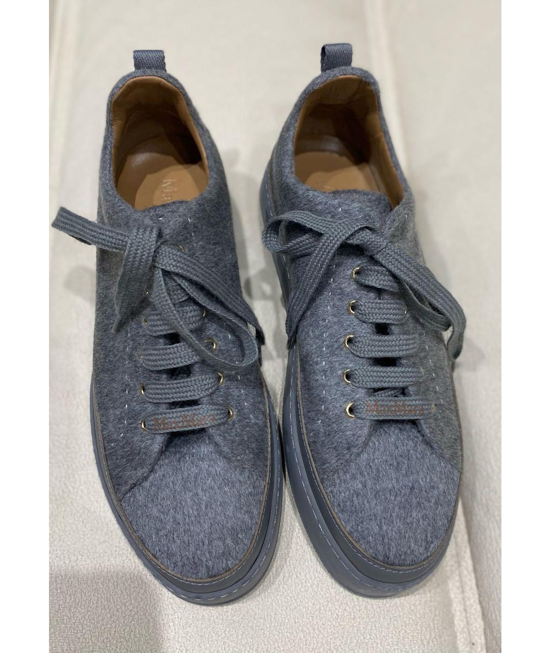 MAX MARA Серые кеды, фото 2