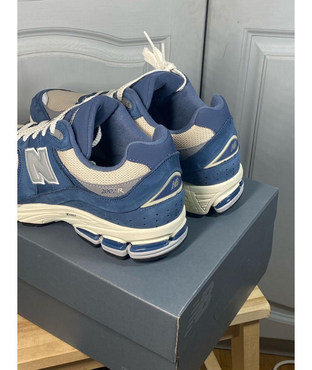 NEW BALANCE Синие замшевые низкие кроссовки / кеды, фото 6
