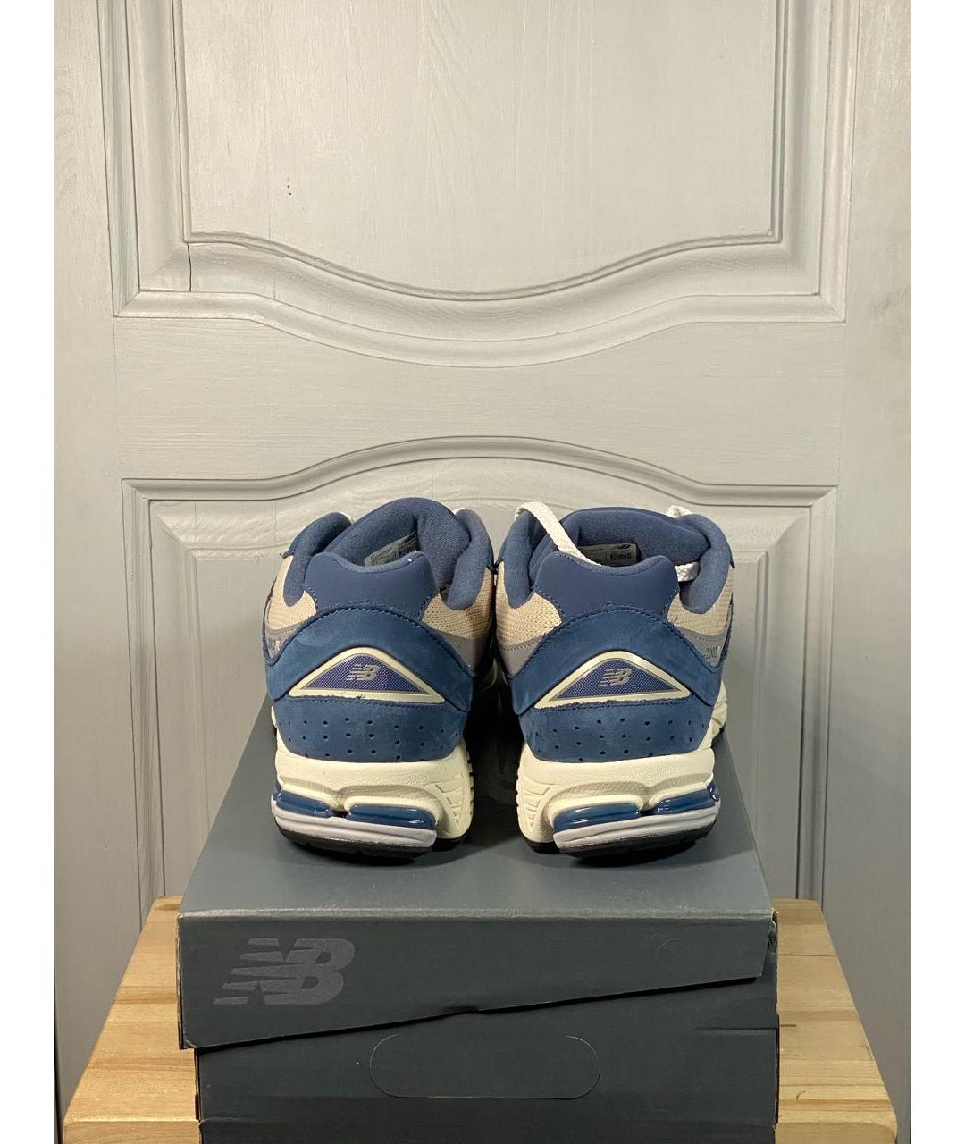 NEW BALANCE Синие замшевые низкие кроссовки / кеды, фото 4