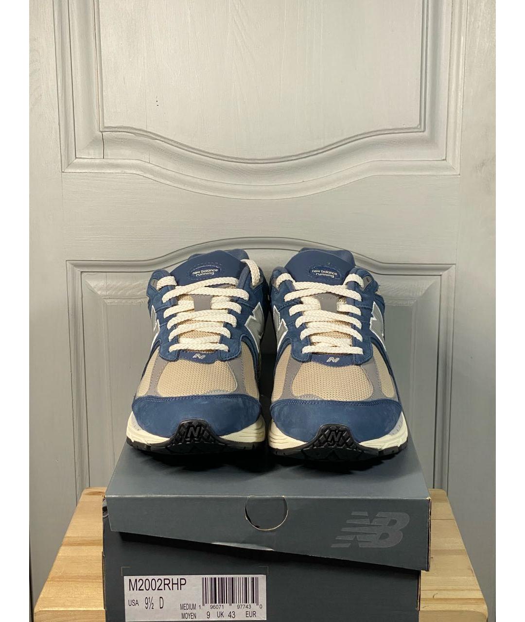 NEW BALANCE Синие замшевые низкие кроссовки / кеды, фото 3