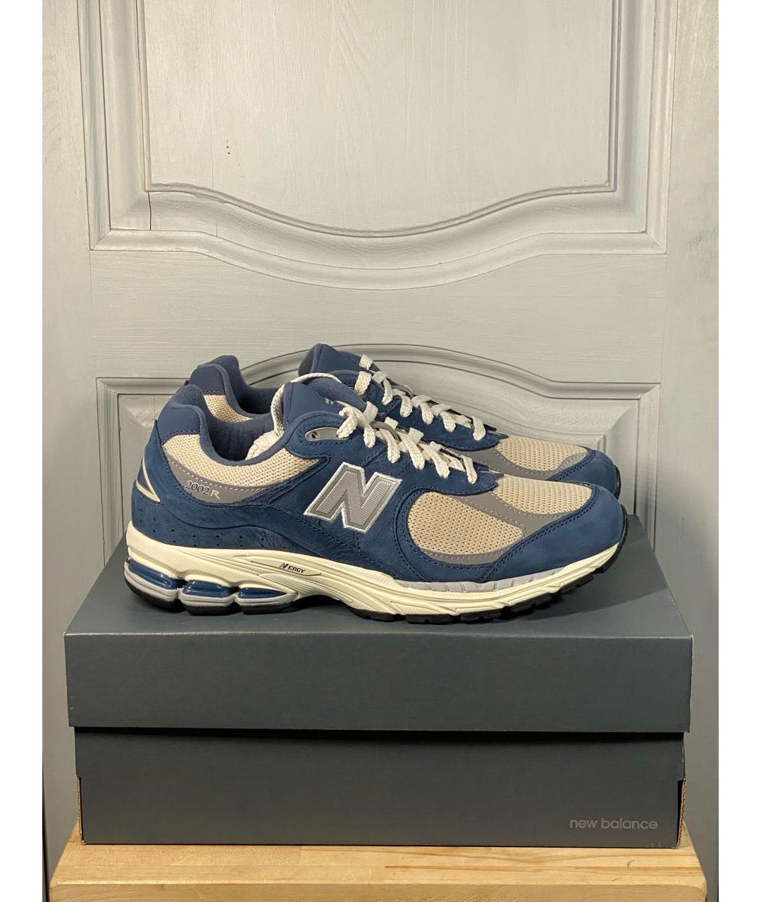 NEW BALANCE Синие замшевые низкие кроссовки / кеды, фото 7