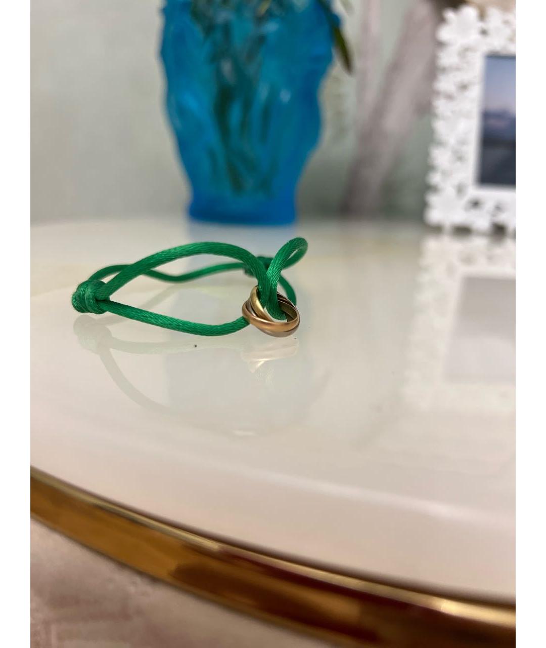 CARTIER Зеленый браслет из белого золота, фото 4