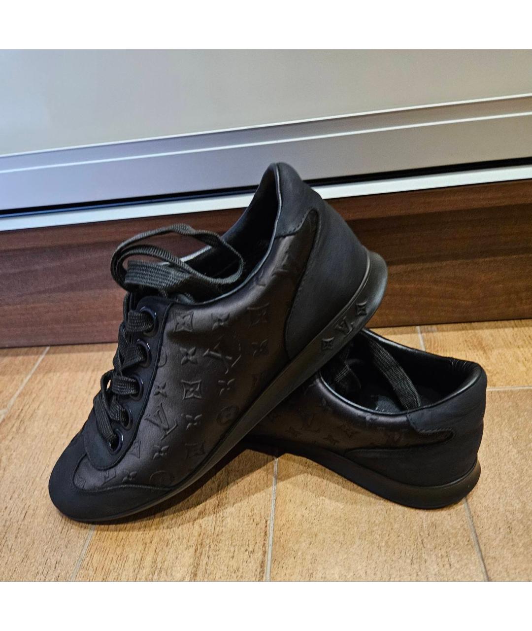 LOUIS VUITTON Черные кеды, фото 4