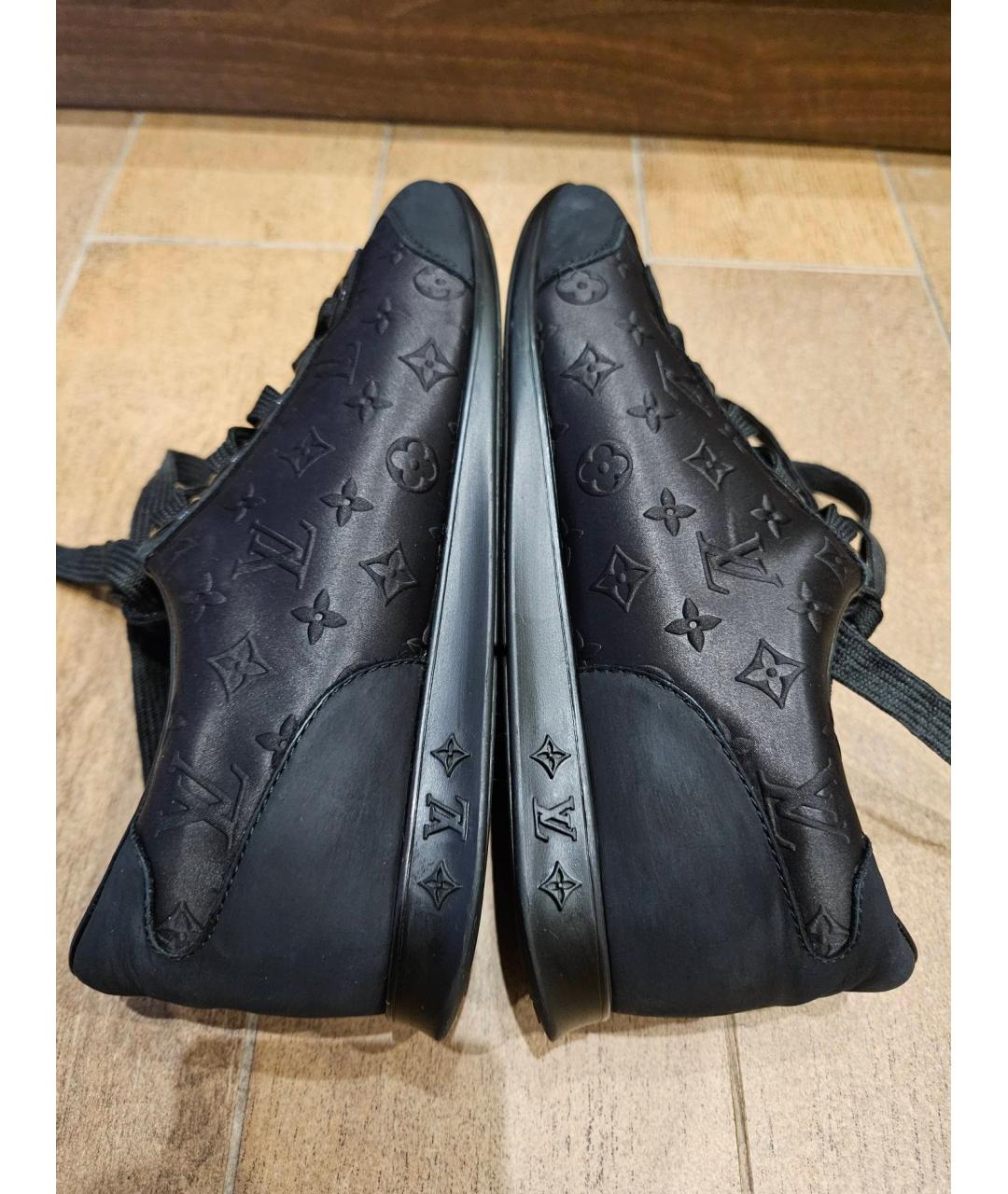 LOUIS VUITTON Черные кеды, фото 5