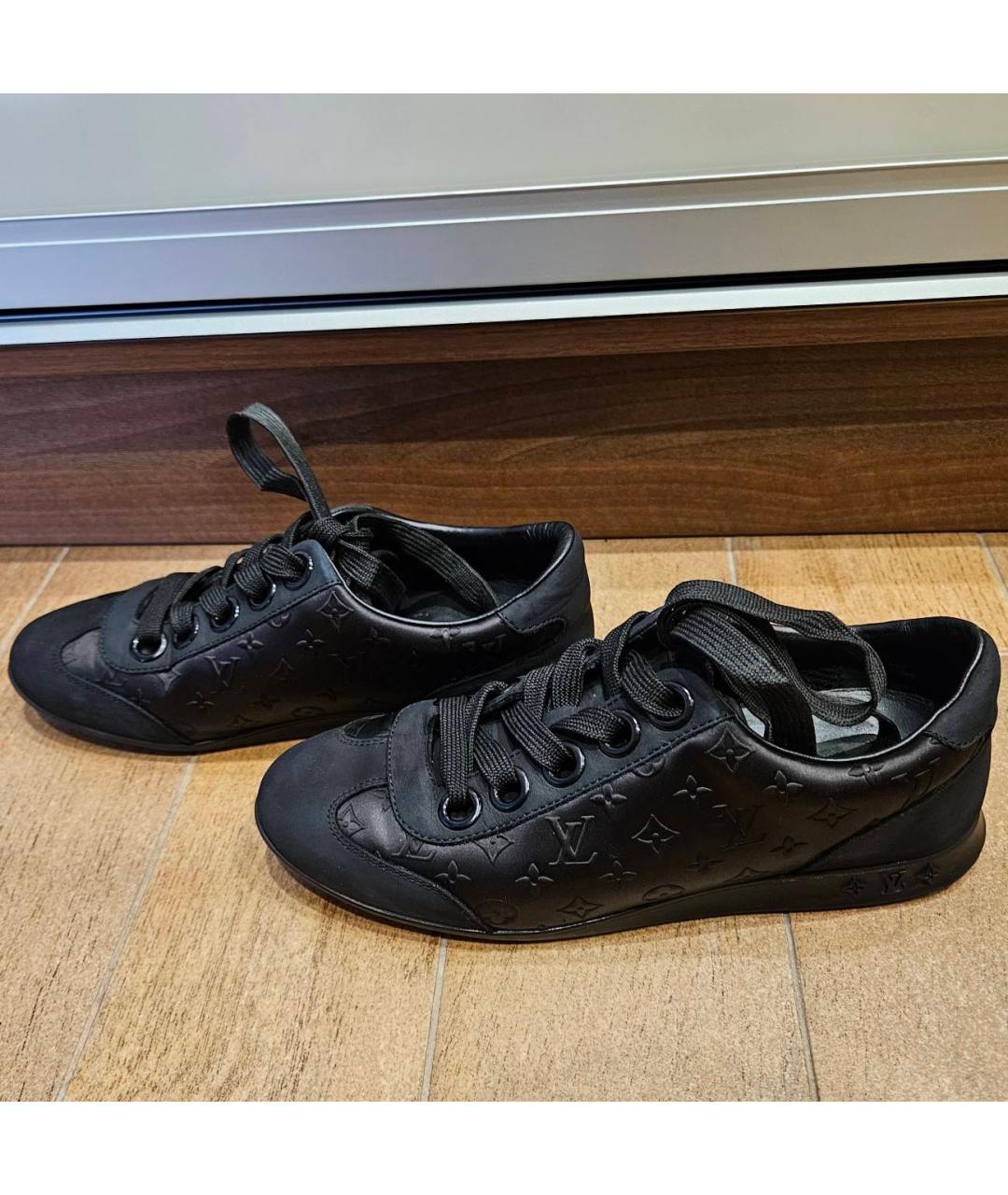LOUIS VUITTON Черные кеды, фото 8