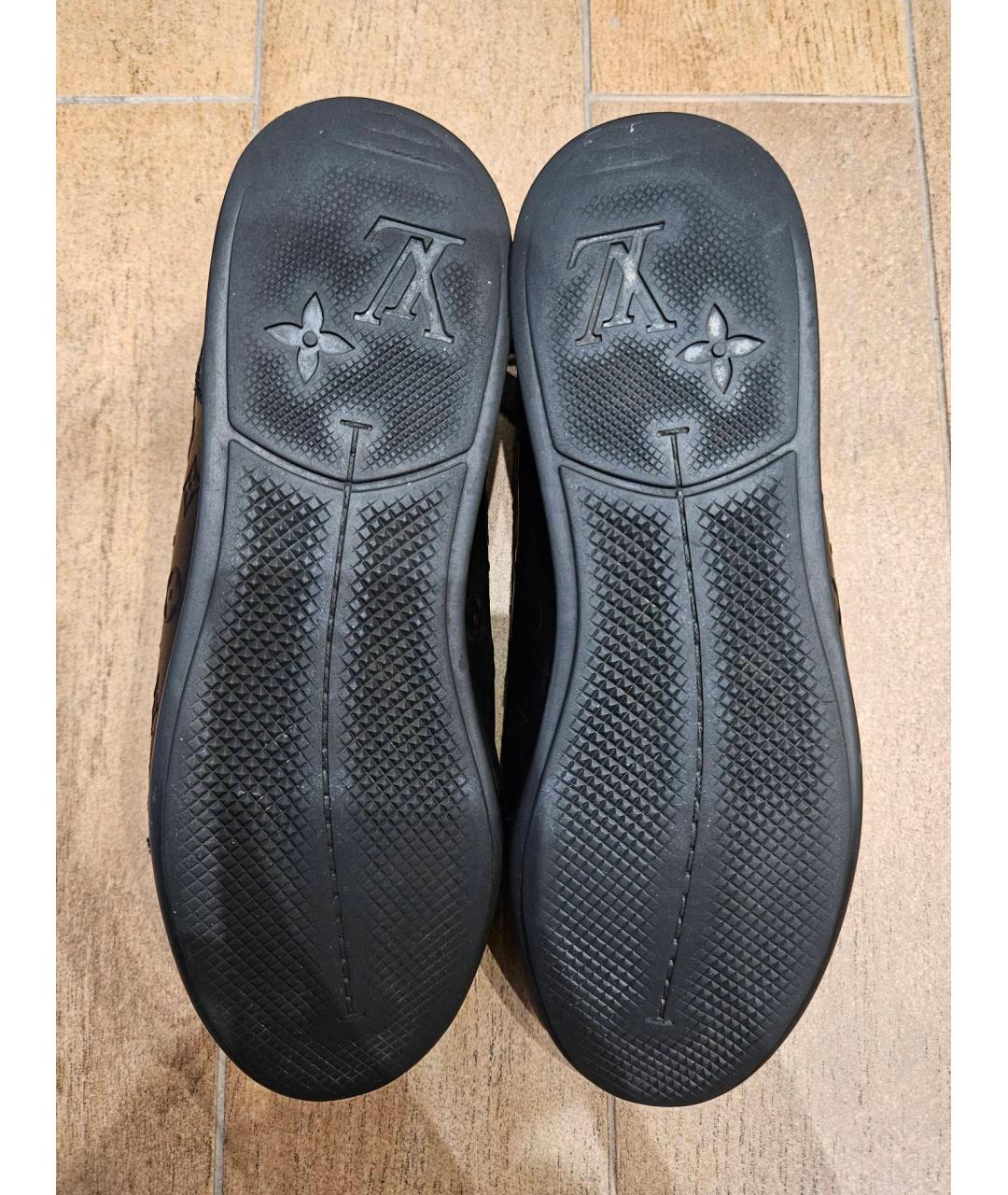 LOUIS VUITTON Черные кеды, фото 9