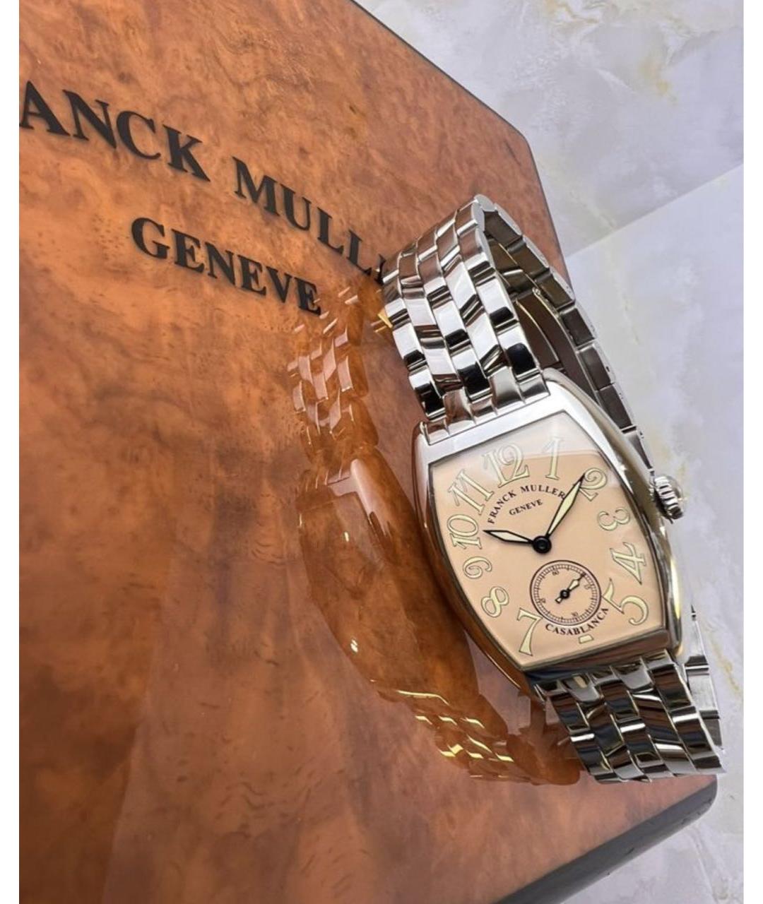 FRANCK MULLER Серебряные металлические часы, фото 3