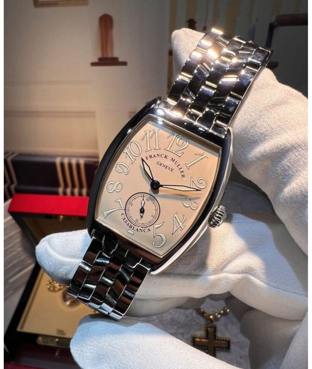 FRANCK MULLER Серебряные металлические часы, фото 8