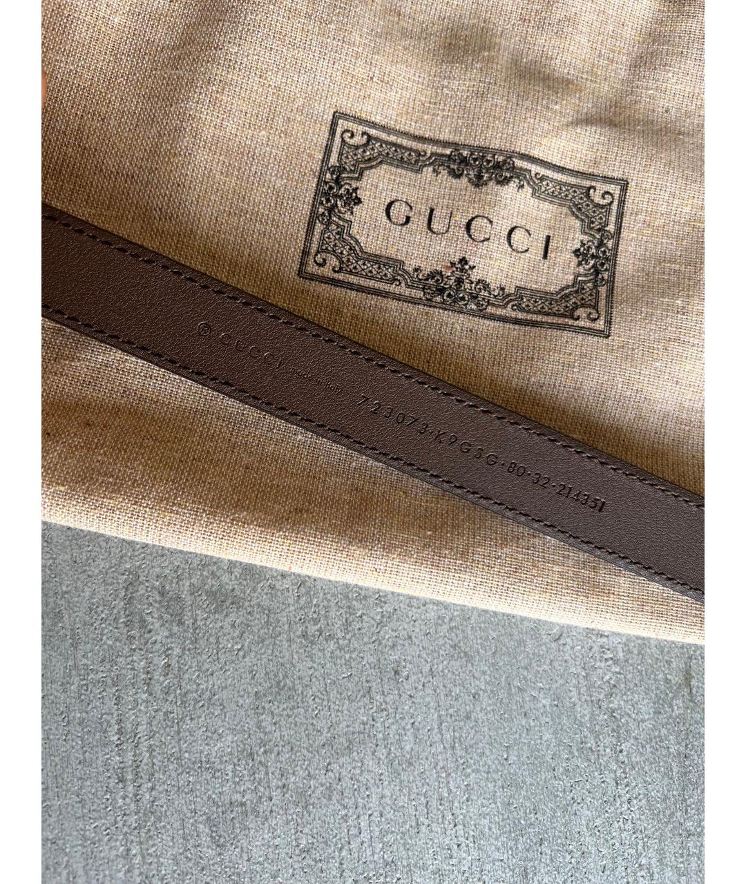 GUCCI Бежевый ремень, фото 3