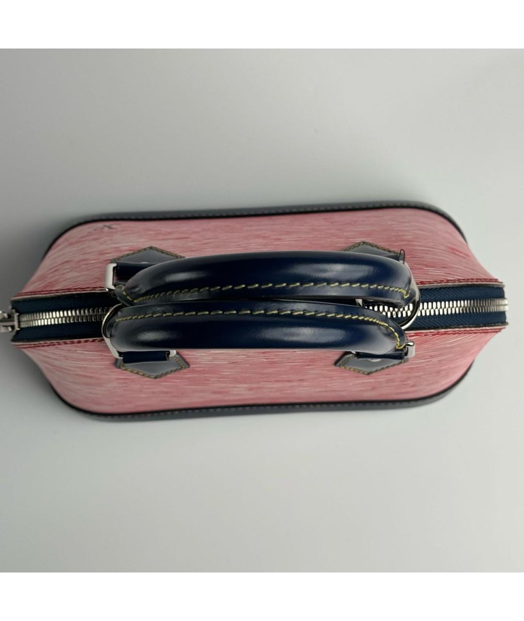 LOUIS VUITTON PRE-OWNED Розовая кожаная сумка через плечо, фото 3