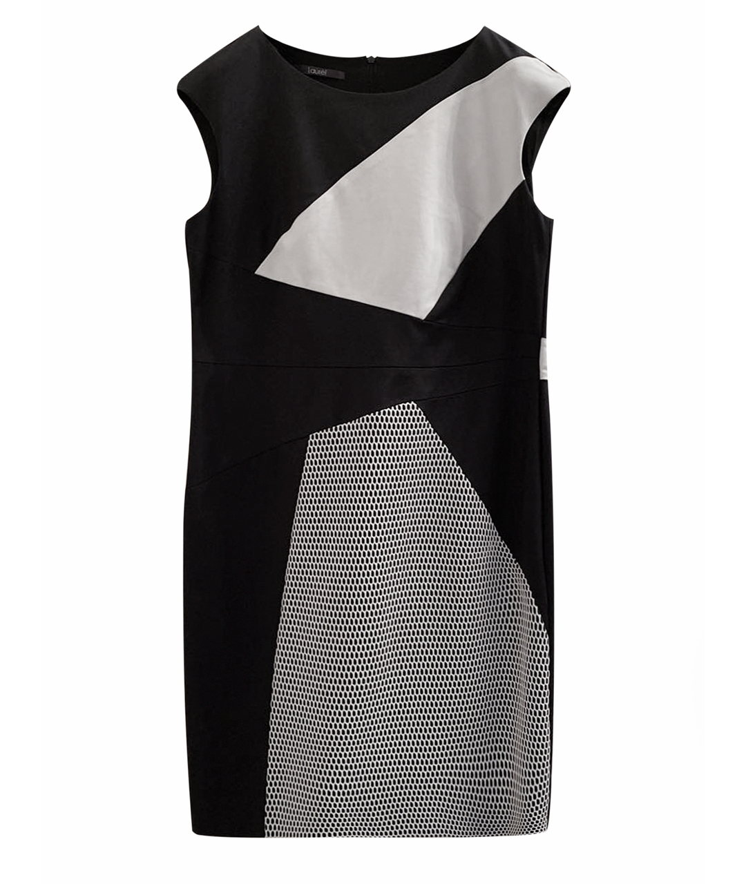 LAUREL Черное полиэстеровое повседневное платье, фото 1