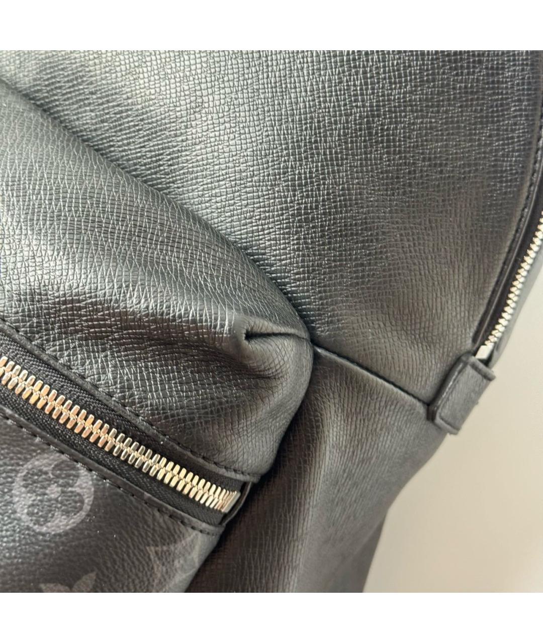 LOUIS VUITTON PRE-OWNED Черный кожаный рюкзак, фото 9