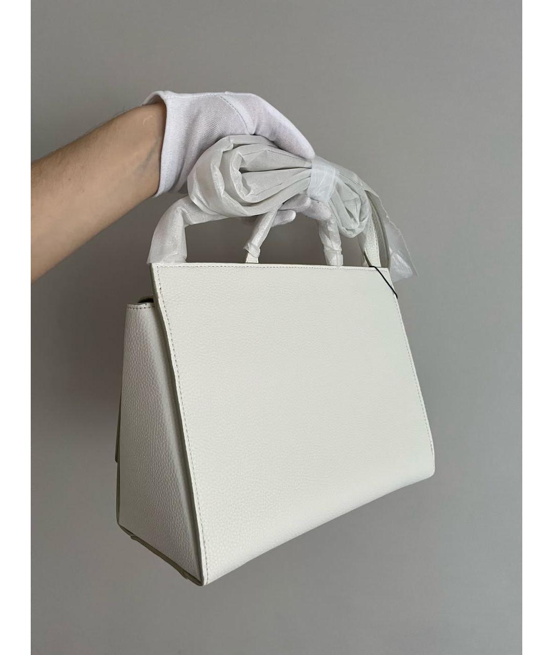 CALVIN KLEIN Белая сумка тоут из искусственной кожи, фото 5