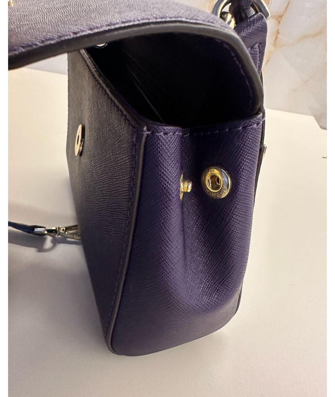 MICHAEL KORS Фиолетовая сумка через плечо из искусственной кожи, фото 2