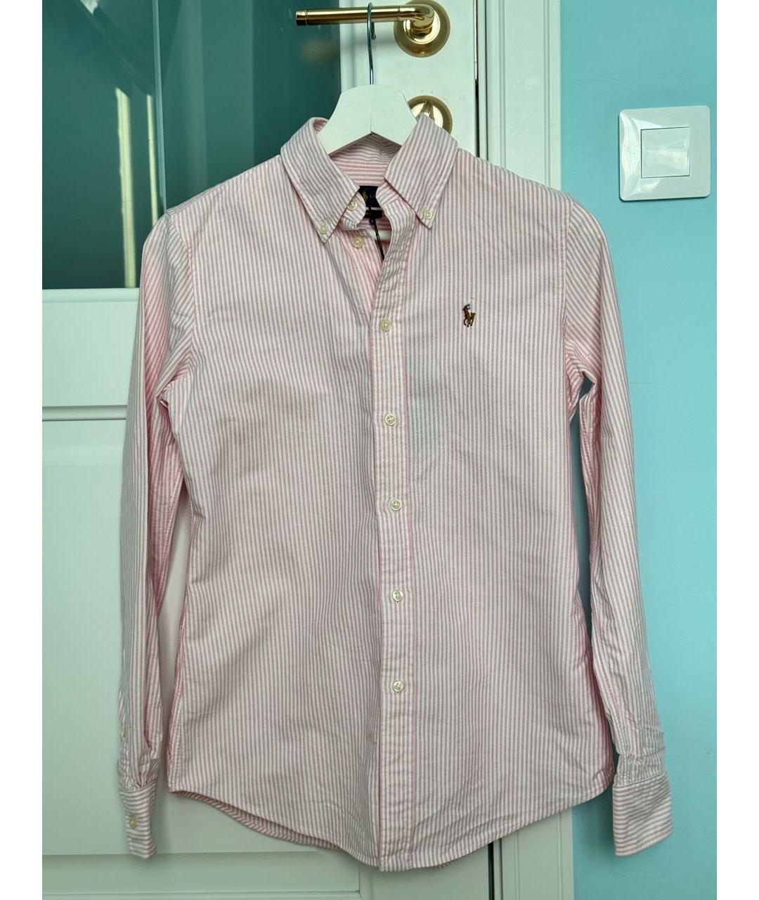POLO RALPH LAUREN Розовая хлопковая рубашка, фото 2