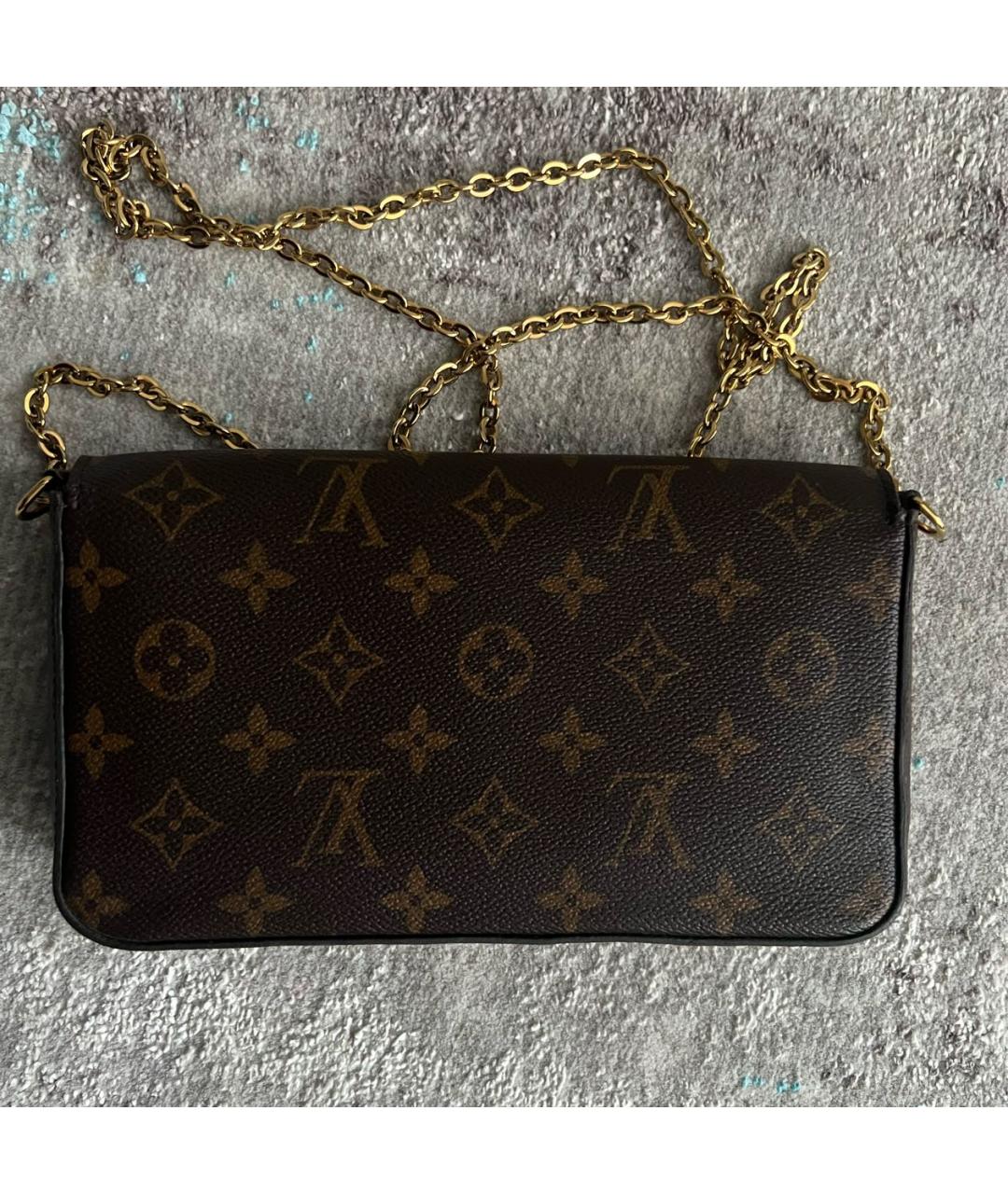 LOUIS VUITTON Коричневая сумка через плечо, фото 3