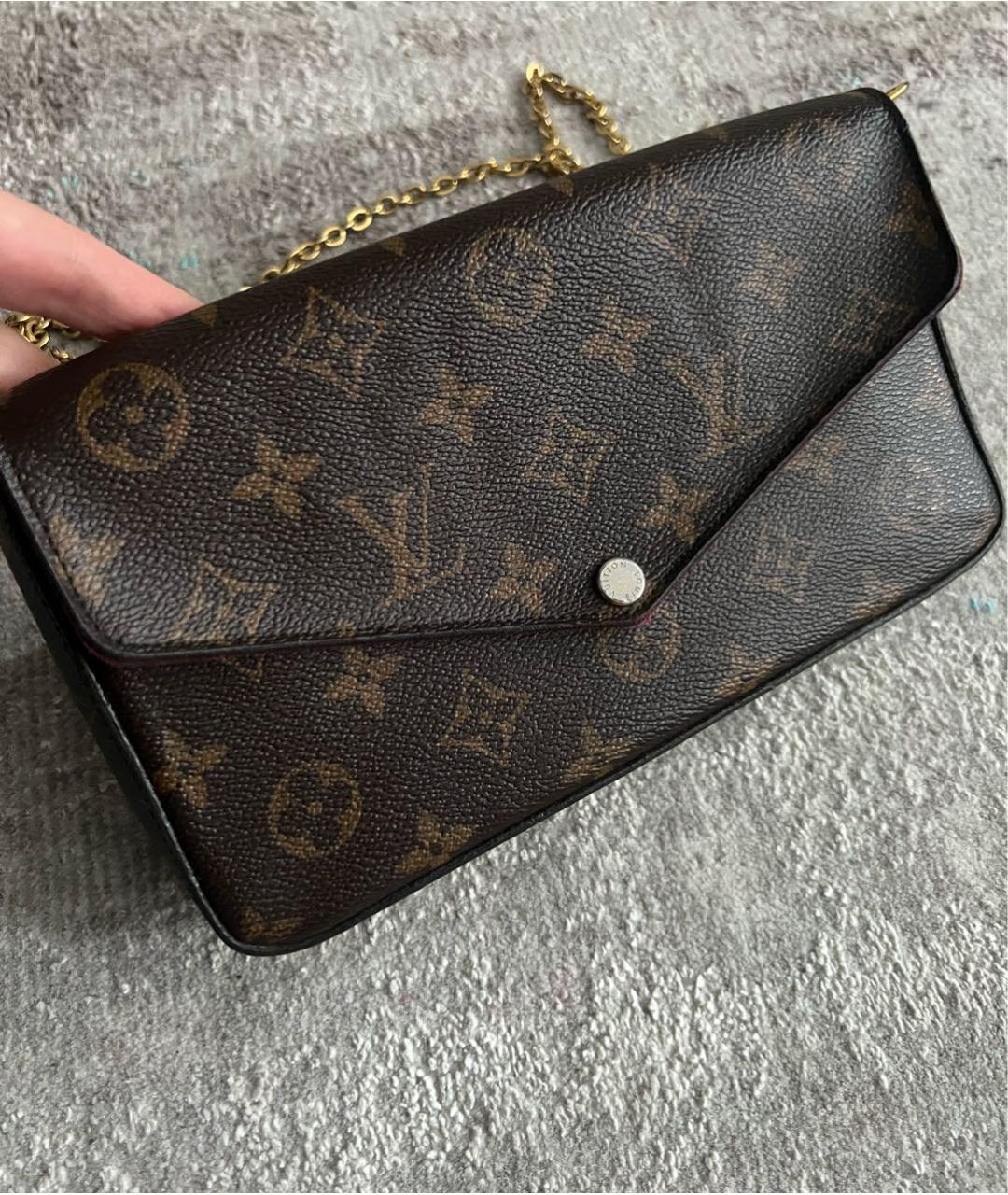 LOUIS VUITTON Коричневая сумка через плечо, фото 4