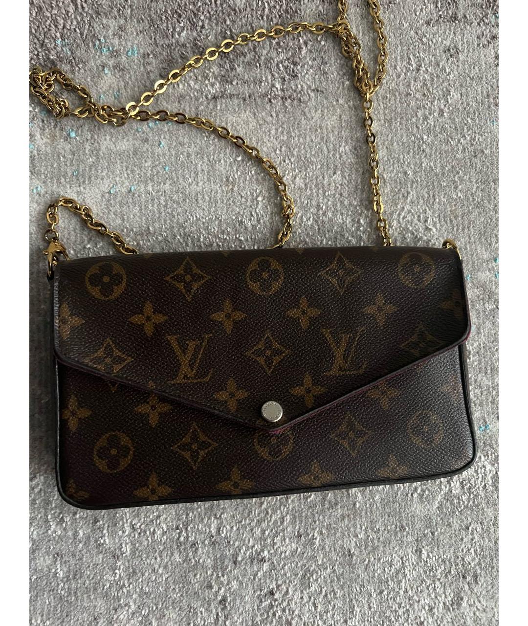 LOUIS VUITTON Коричневая сумка через плечо, фото 2