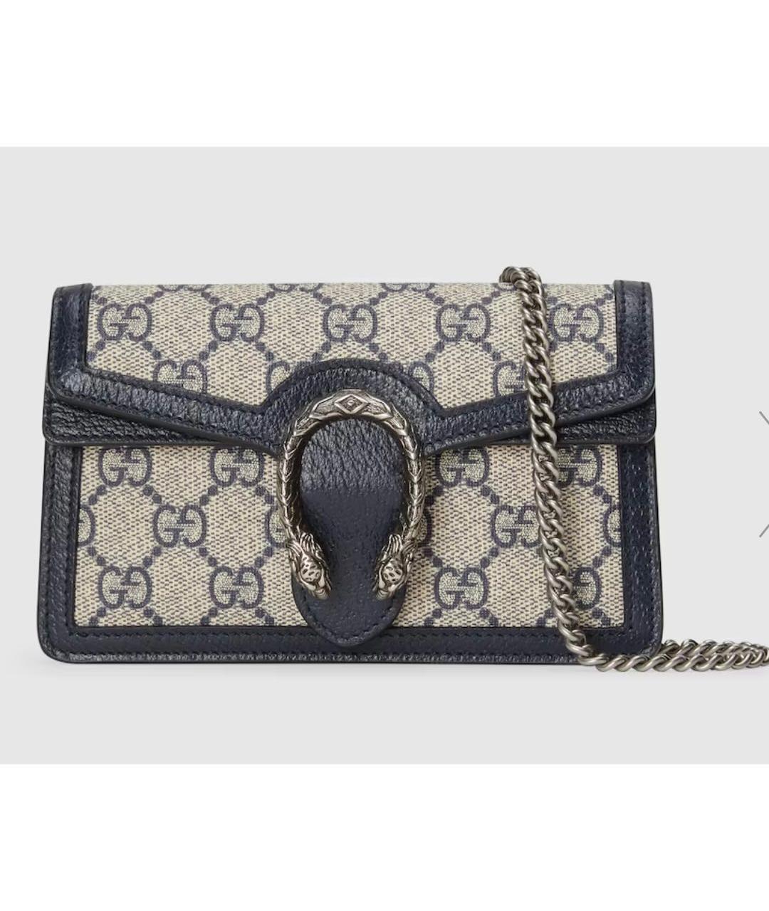 GUCCI Синяя сумка через плечо, фото 1