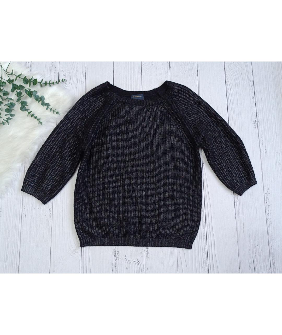 CAVALLI CLASS Черный шерстяной джемпер / свитер, фото 6