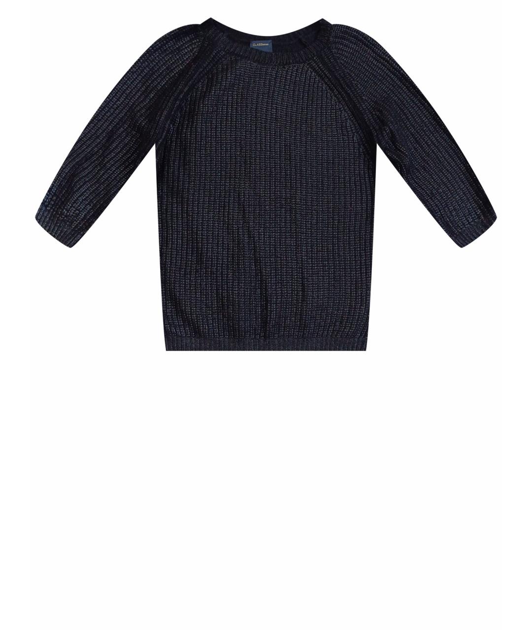CAVALLI CLASS Черный шерстяной джемпер / свитер, фото 1