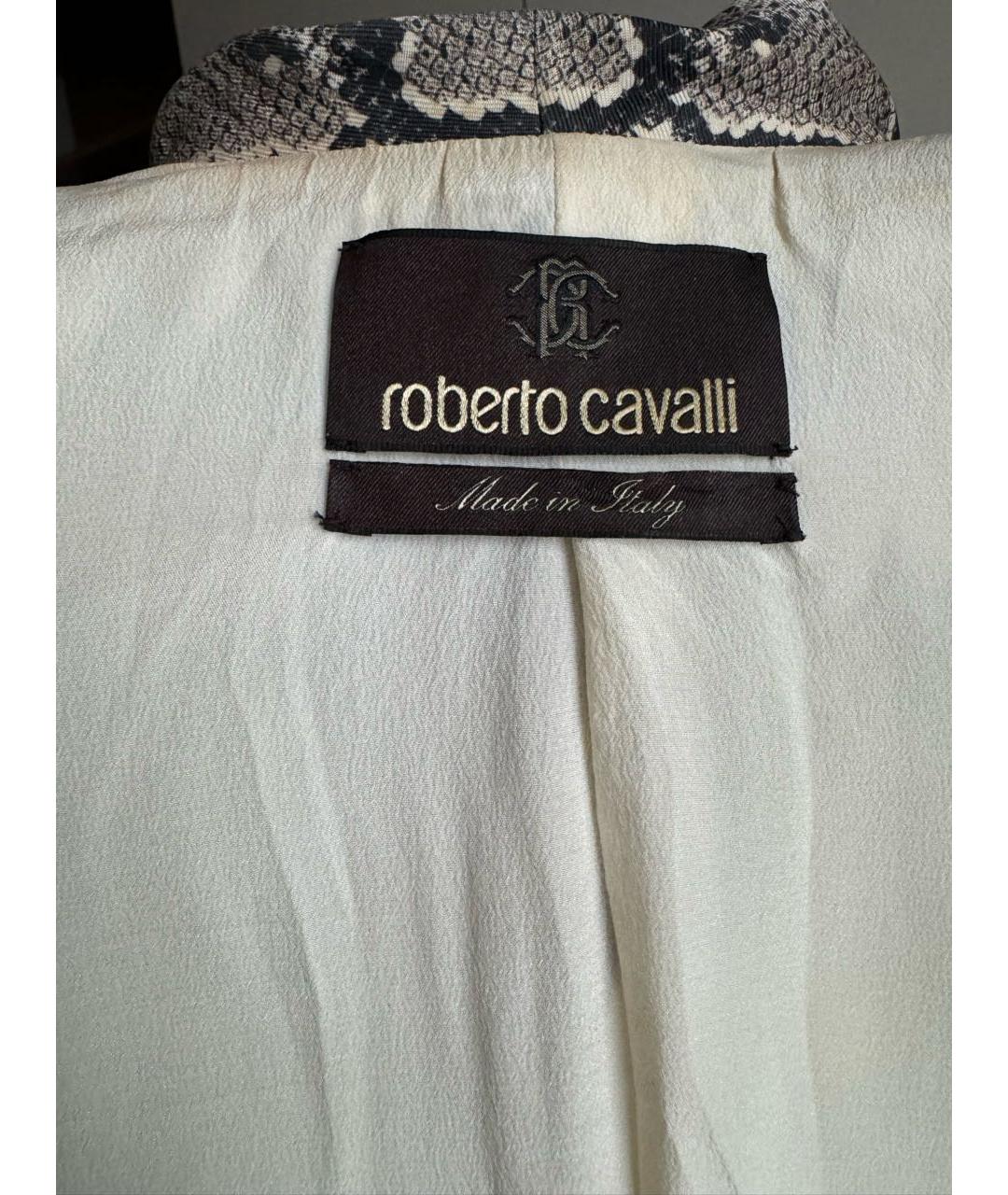 ROBERTO CAVALLI Мульти шелковый жакет/пиджак, фото 3